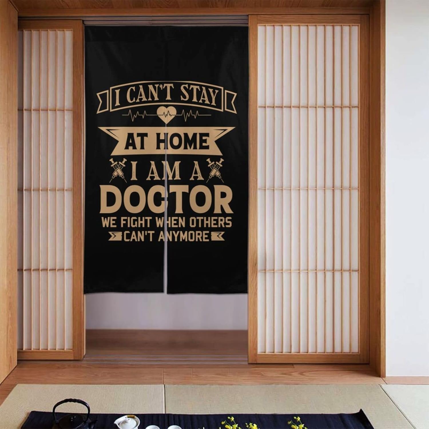 I Cant Stay At Home Doctor Blackout Curtain 34x56in