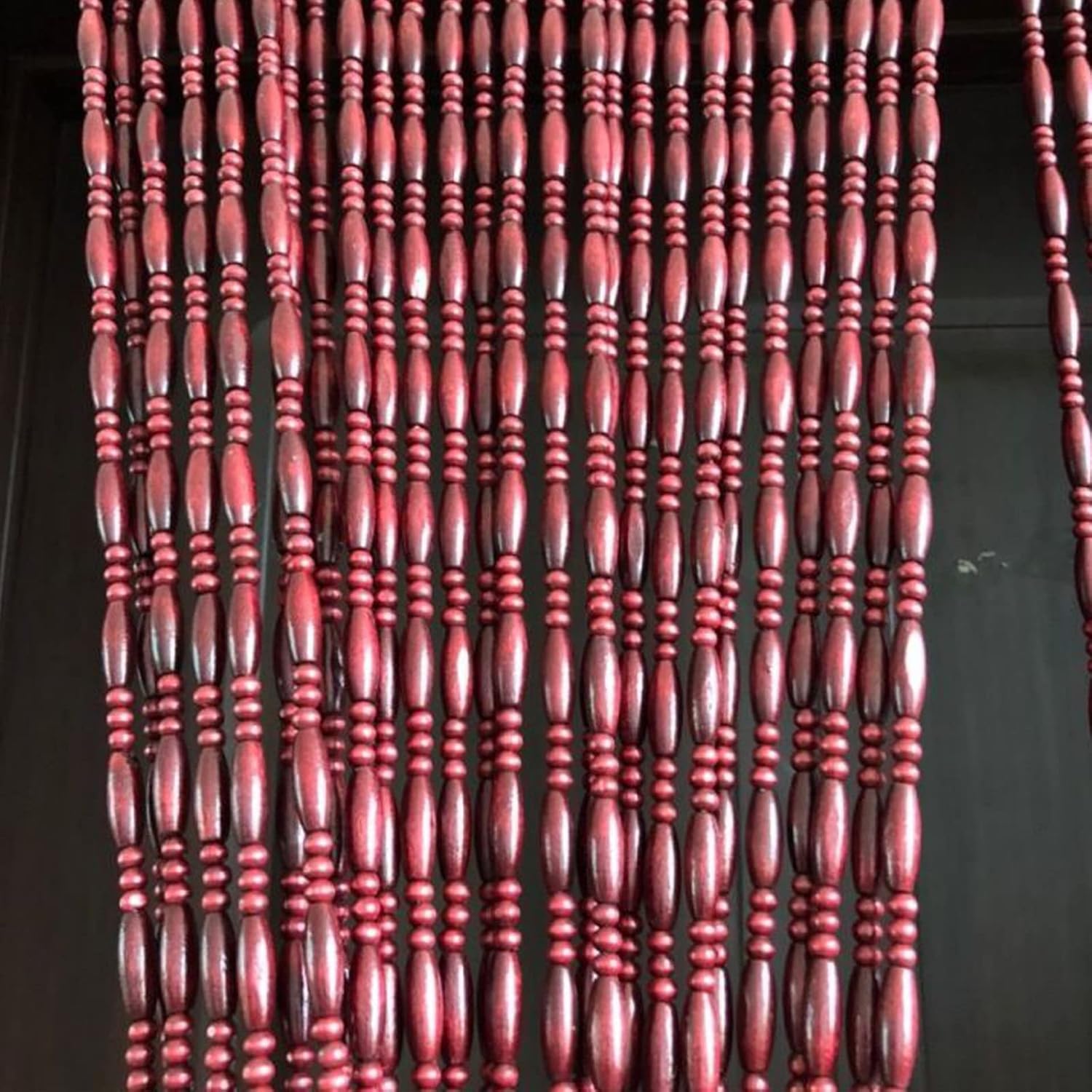 Wood Beaded Curtains for Doorway and Home Decor