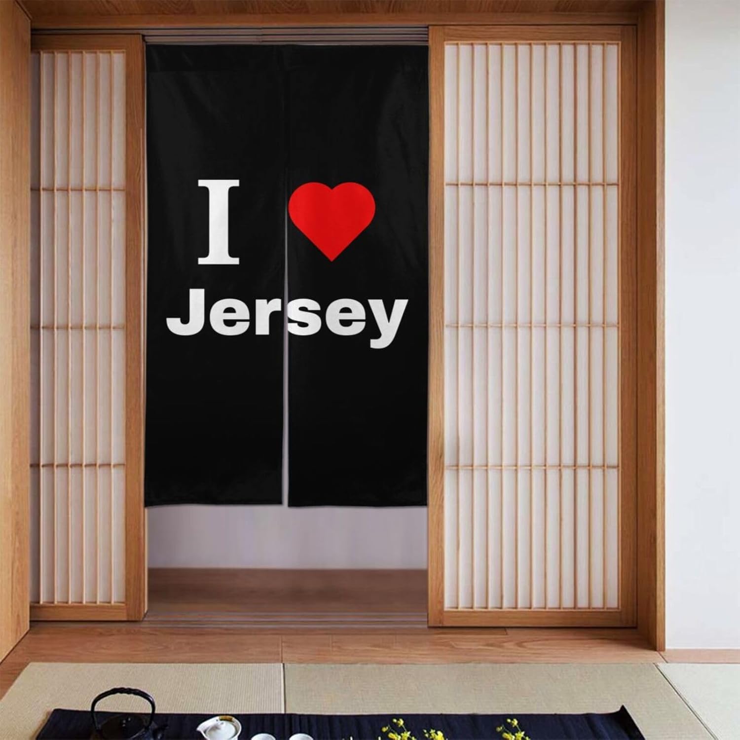 I Love Jersey Blackout Curtains for Doorways and Windows