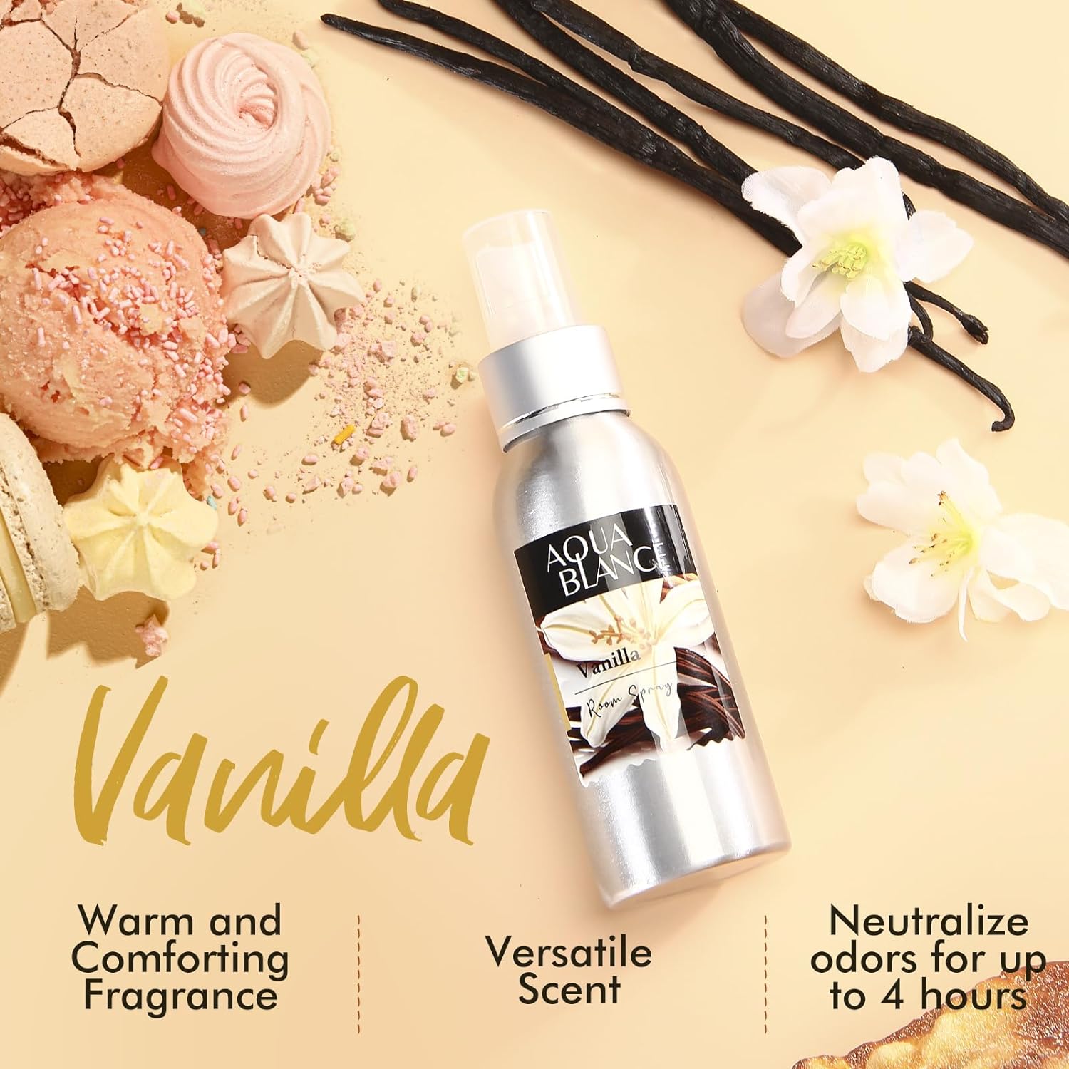 Vanilla Fragrant Room Spray 3-Pack of 34 Fl Oz