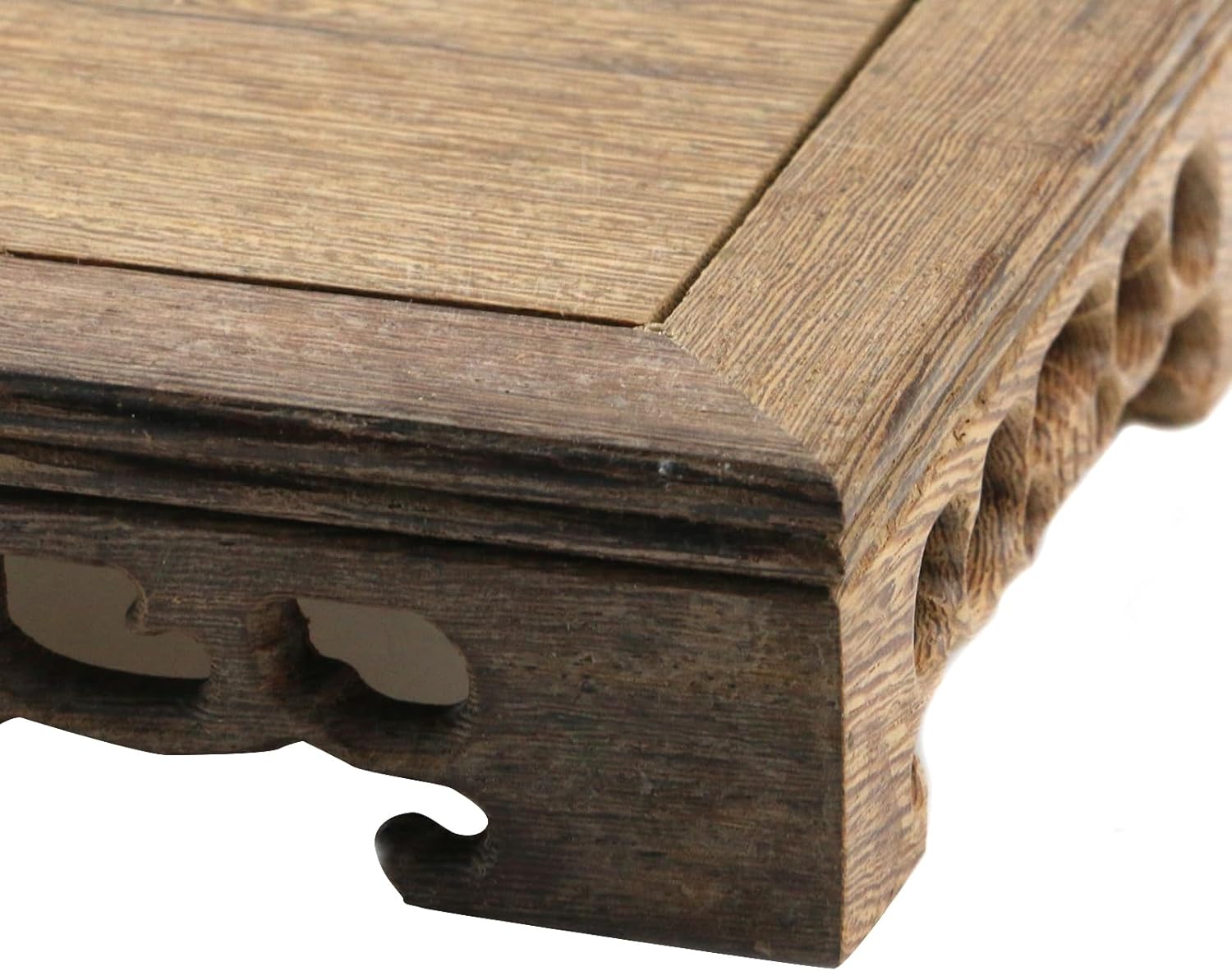 Wooden Display Stand 669 x 433 Rectangle Pedestal Home Decor
