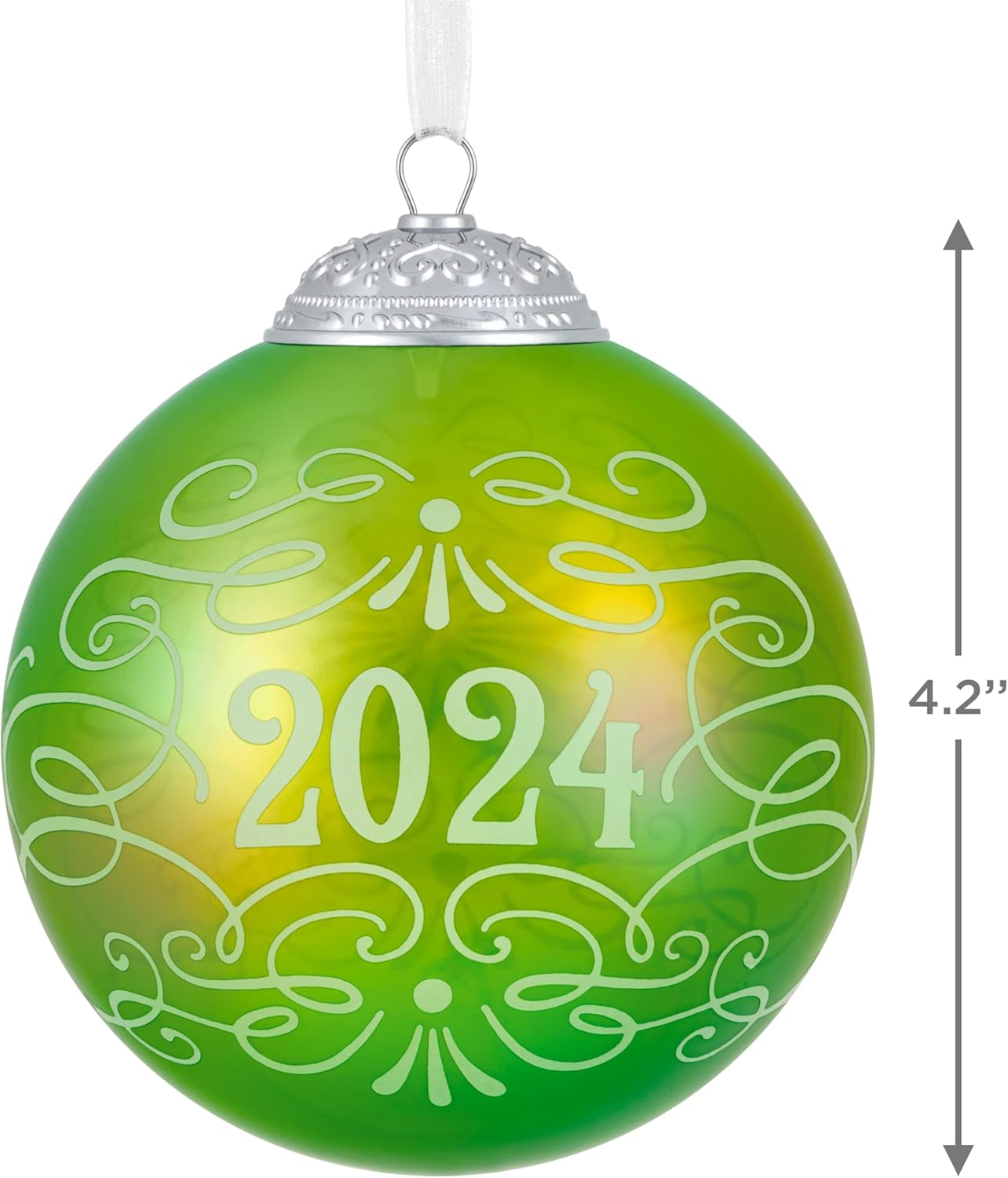 Hallmark Keepsake 2024 Christmas Ornament Glass