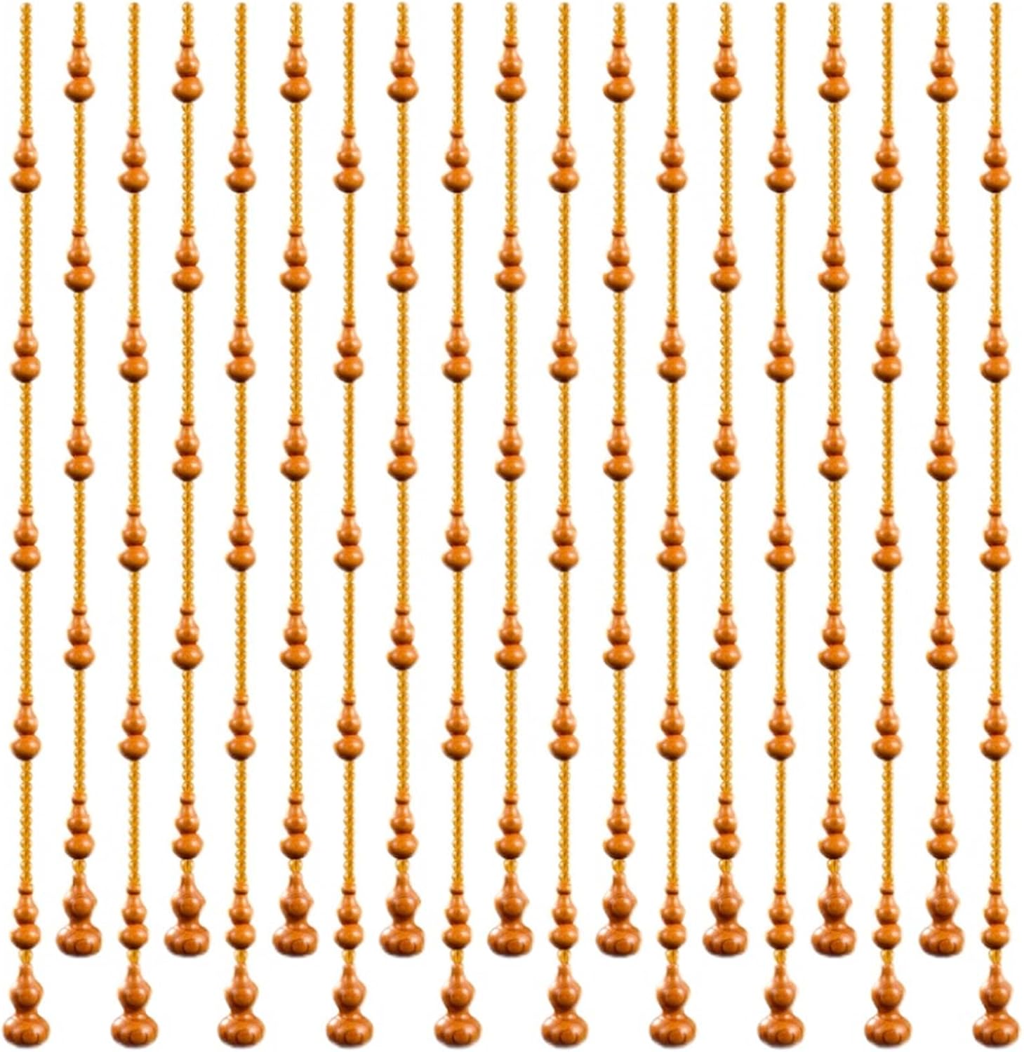 XOOFMASS Wood Beaded Curtain for Doorway Partition