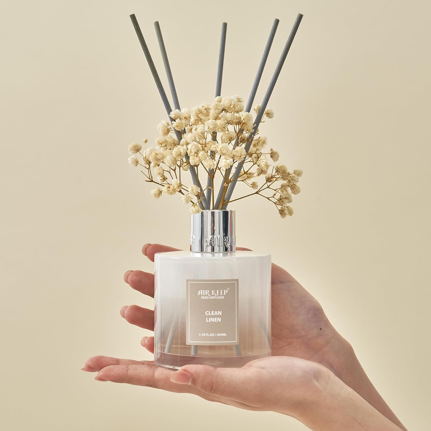 Airkeep Reed Diffuser Set Clean Linen 676 fl oz 1 Pack