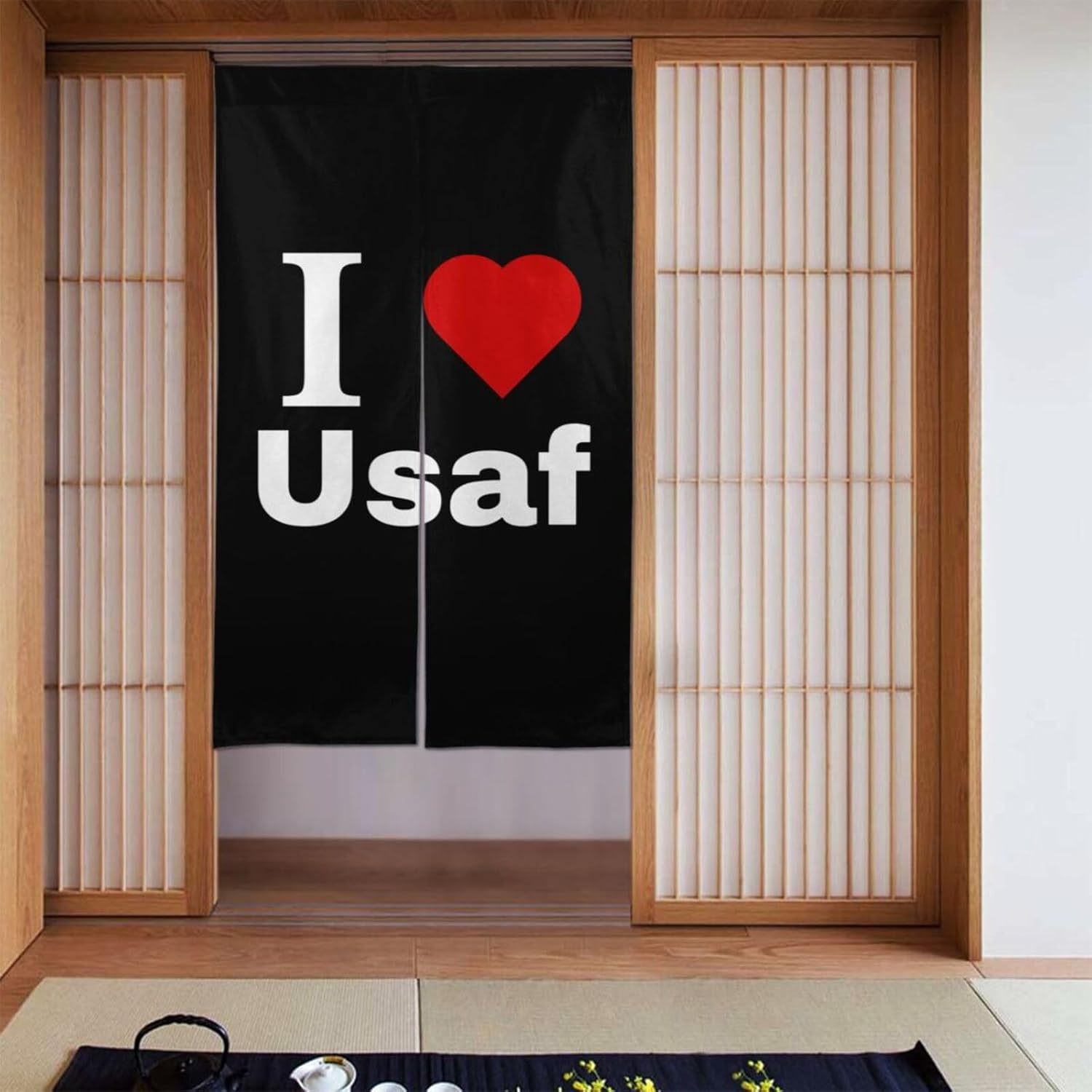 I Love USAF Blackout Curtains for Doorways