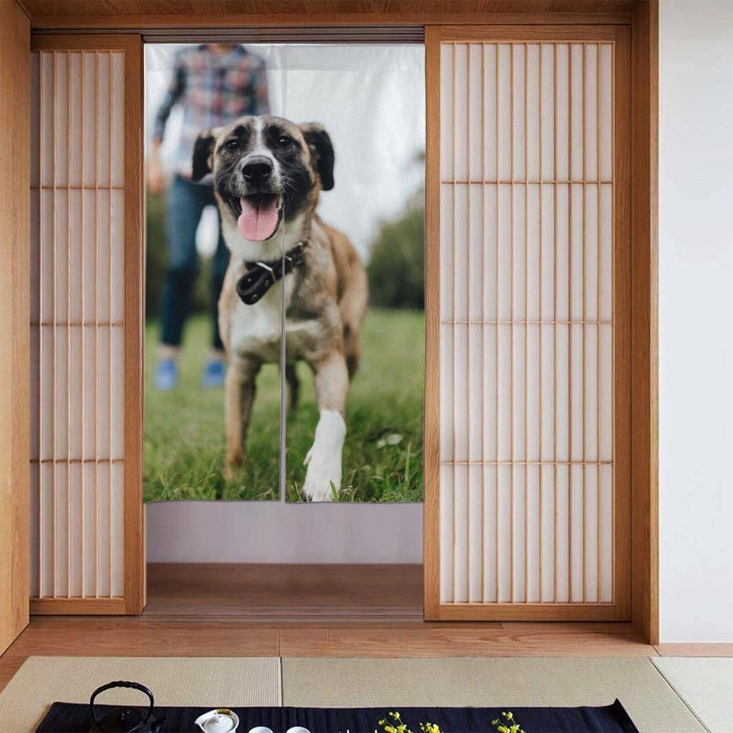 ADAPTOR Customizable Japanese Noren Curtain Tapestries for Doorway Partition