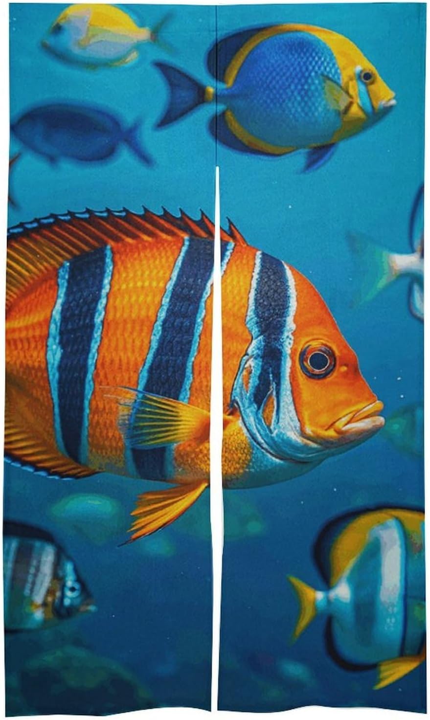 Fishing Door Cover Curtain 57x17 Inches