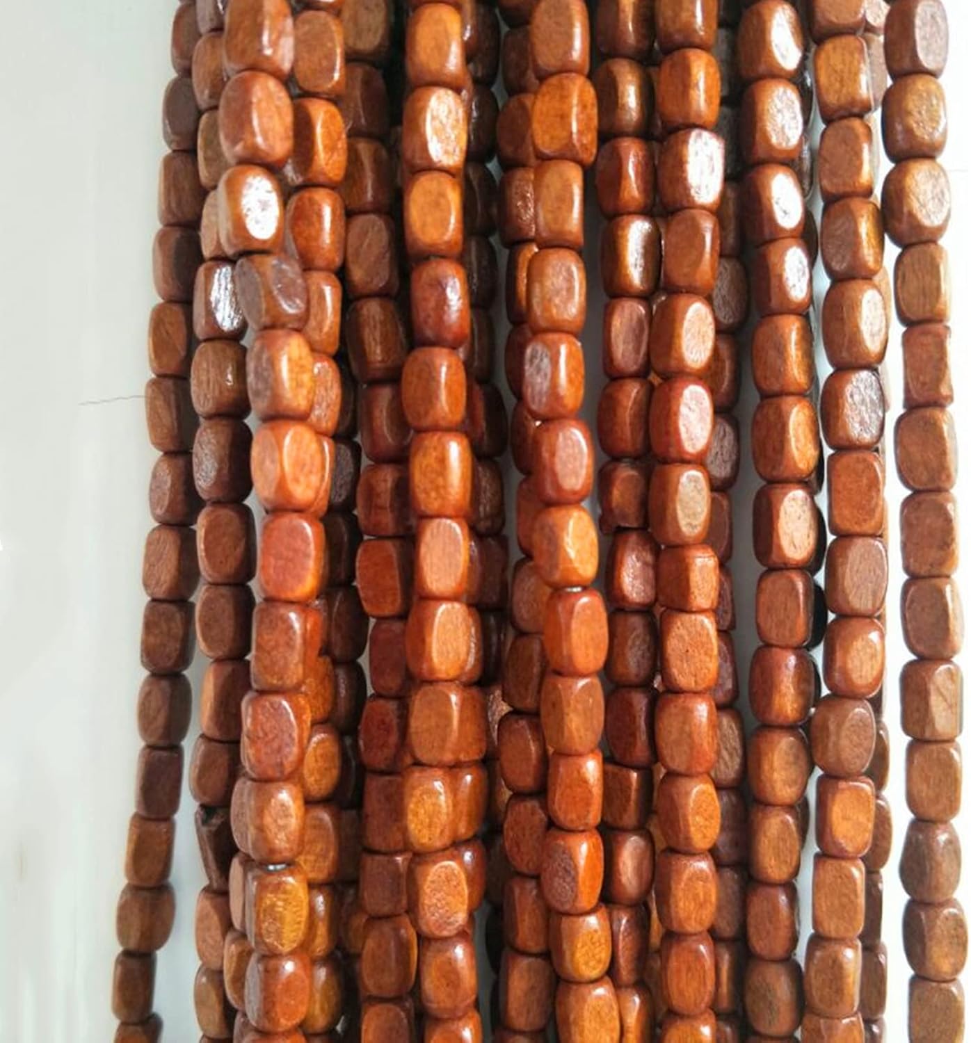 Natural Bamboo Beaded Curtain for Bedroom