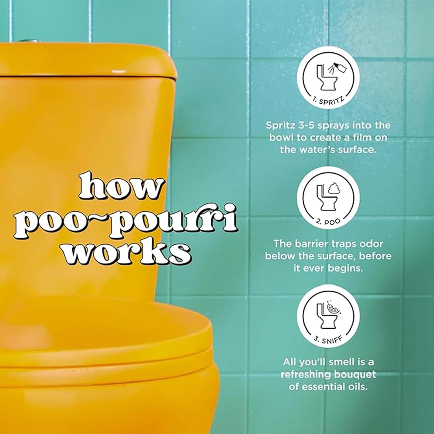 Poo-Pourri Toilet Spray Refill 9 Fl Oz 2 Pack Lavender Vanilla