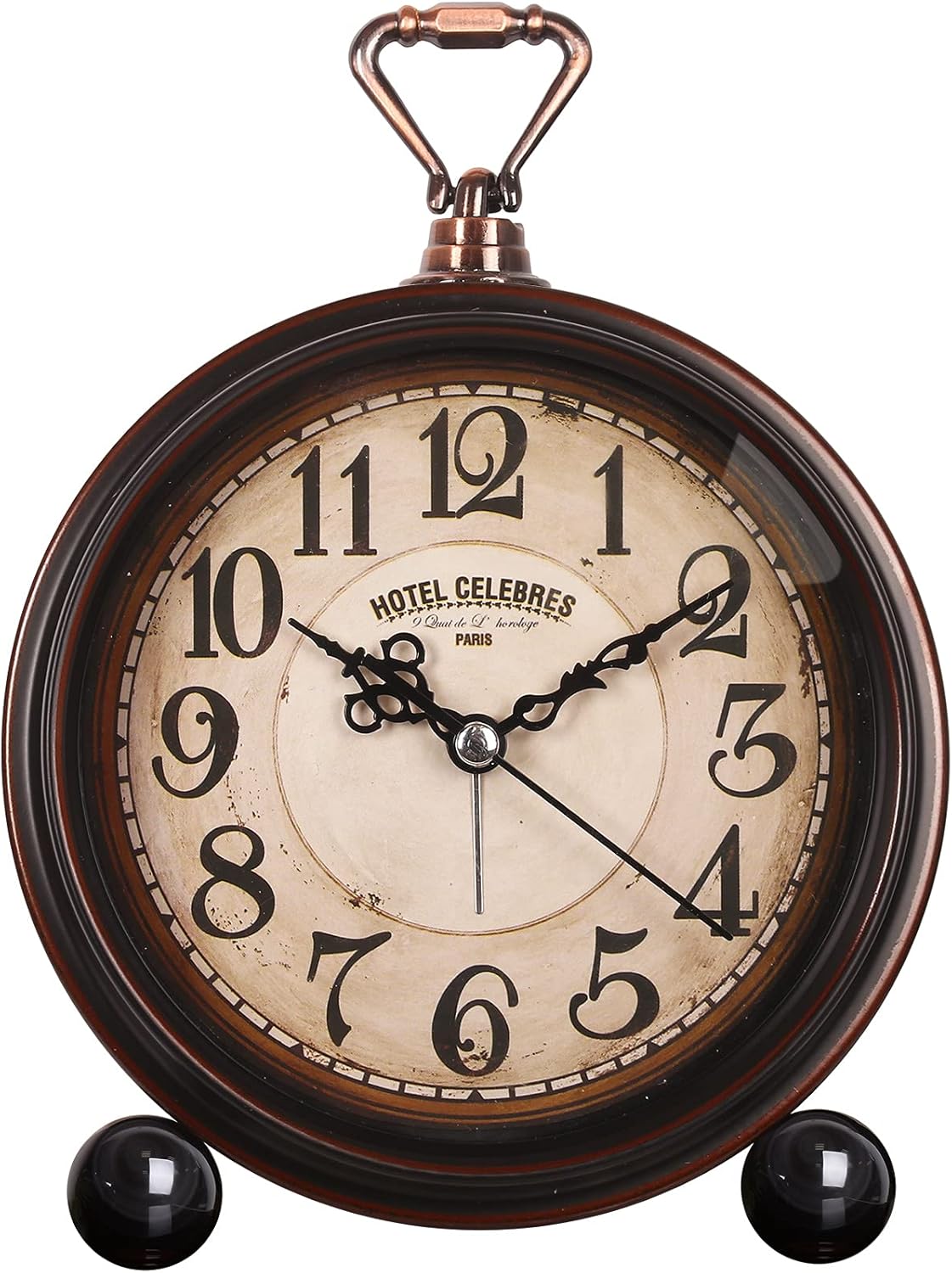 Super Silent Battery Alarm Clock with Night Light
