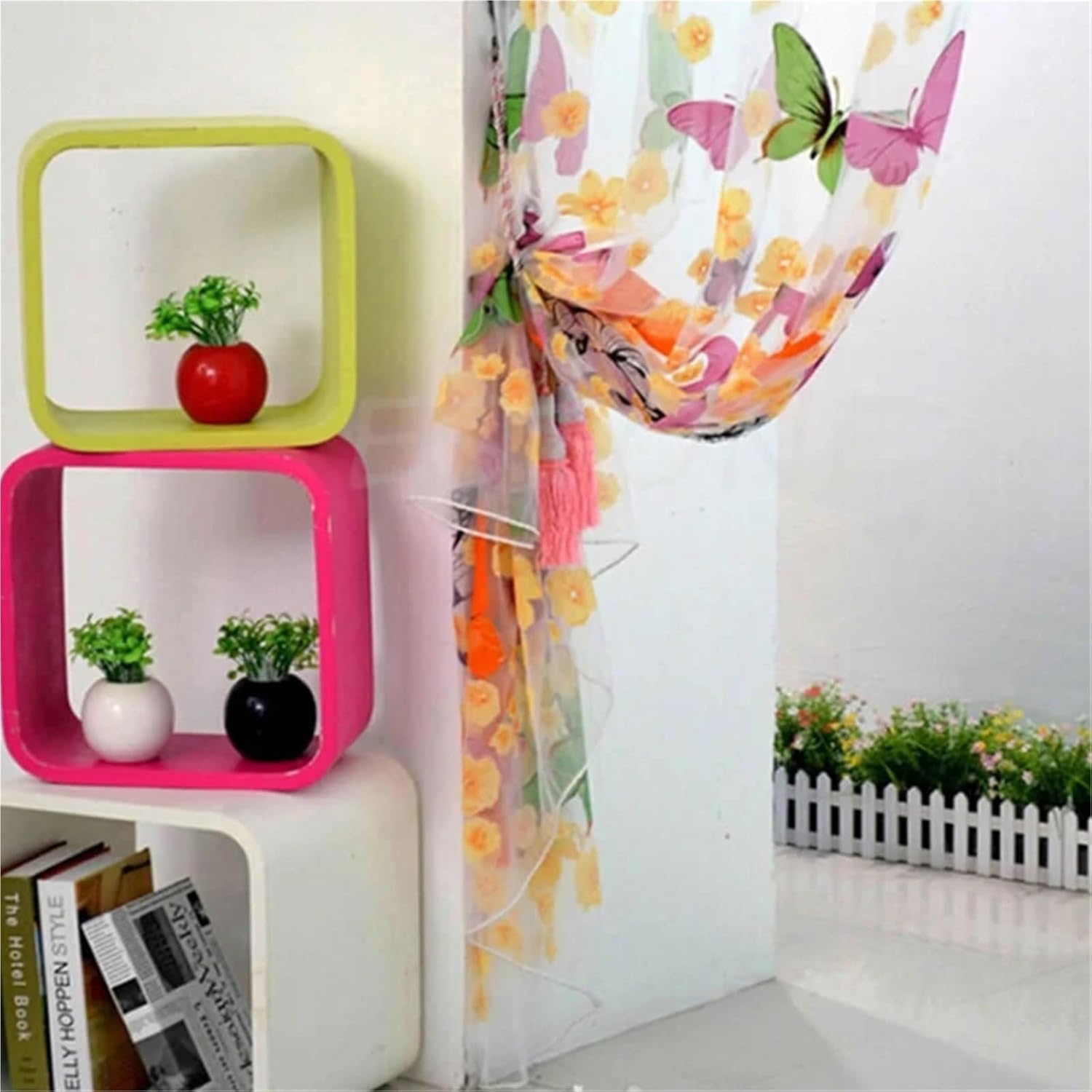 Colorful Tassel String Curtains for Living Room