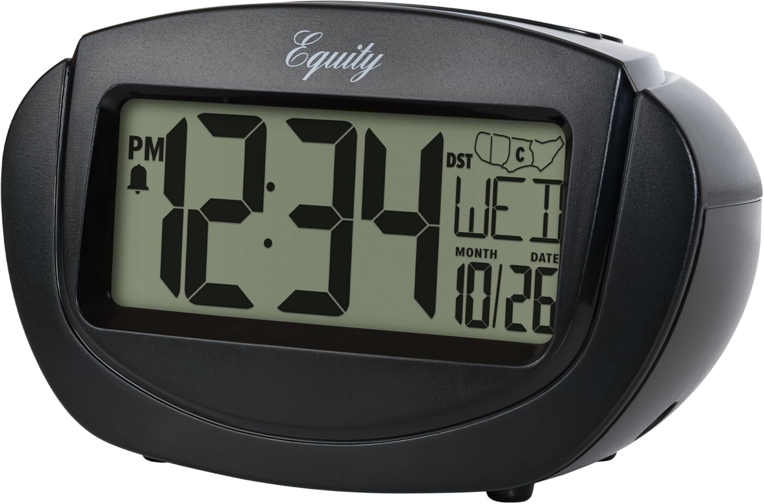 Equity by La Crosse 31022 Insta-Set LCD Alarm Clock