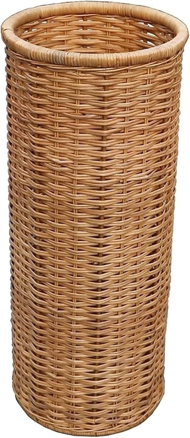 NTIYOU Bamboo Rattan Umbrella Stand Rack Organizer