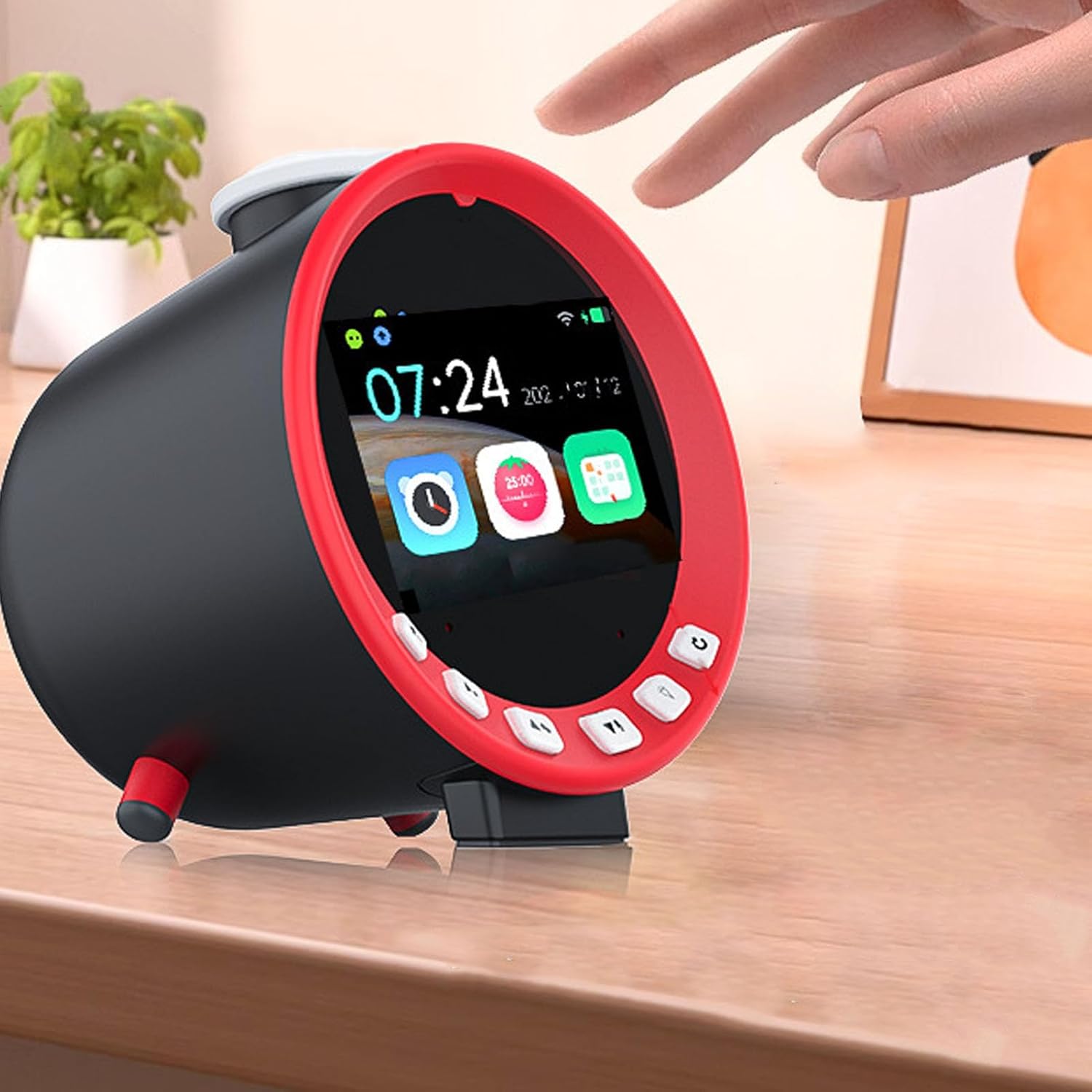 AI Smart Alarm Clock with Early Learning and Weather Display
