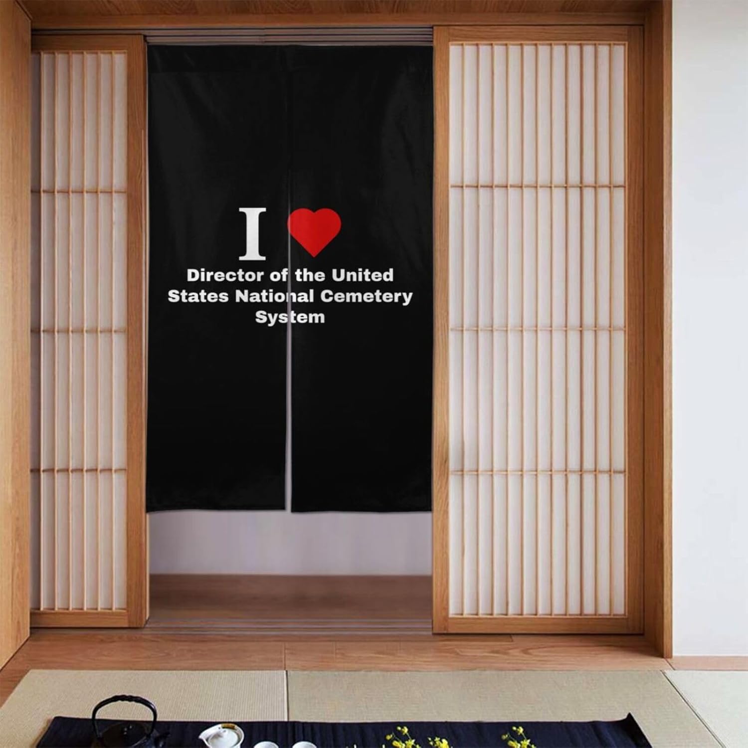 I Love Director Blackout Curtains for Doorway 34x56in