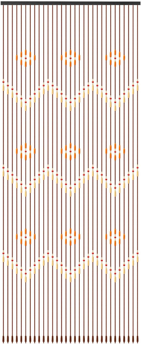 LOYALHEARTDY Wood Beaded Curtain 31 Strands