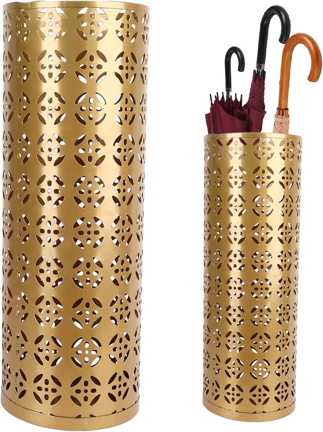 Stylish Metal Umbrella Stand for Entryway and Home