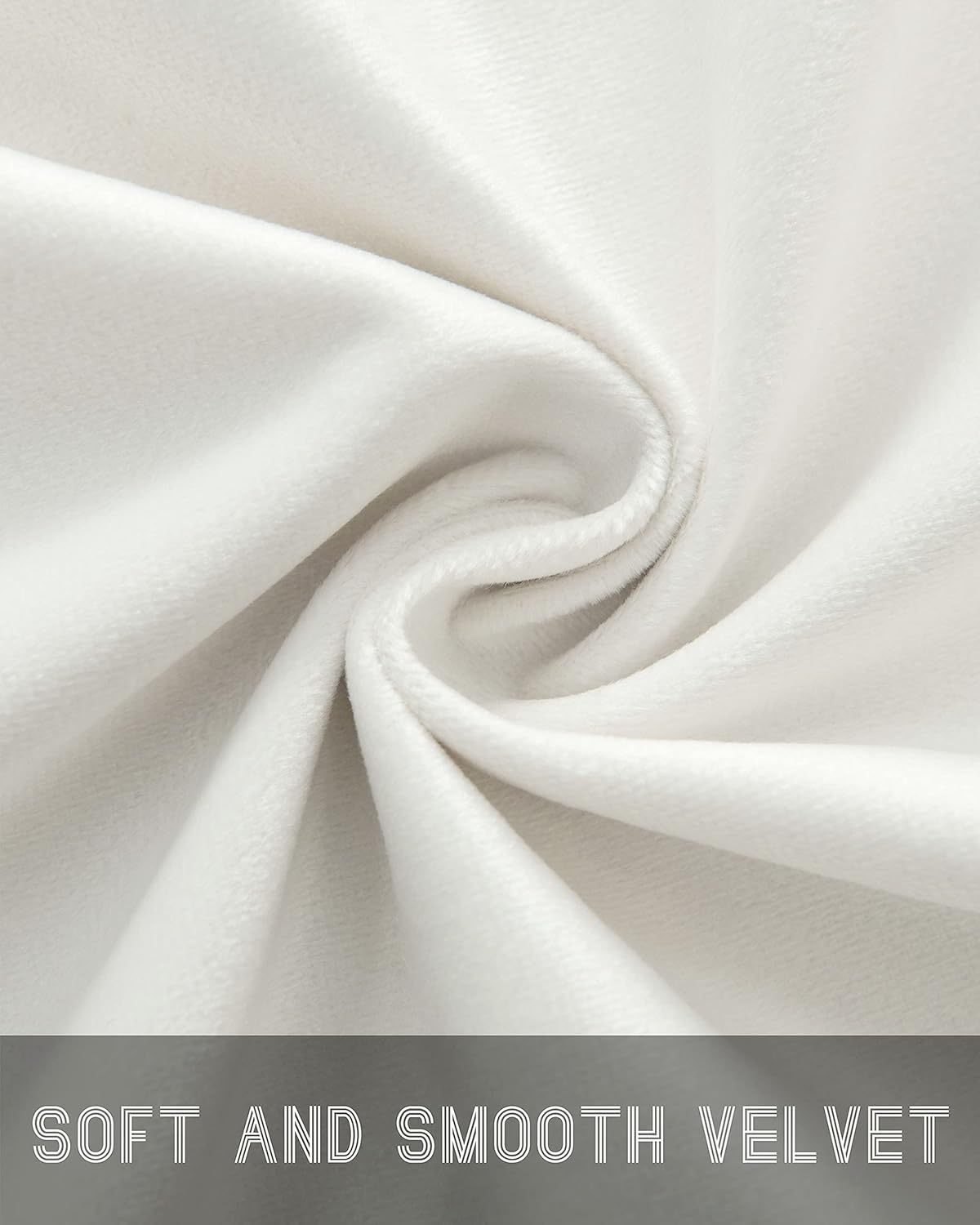SMILETIME Velvet Curtains Set of 2 52x96 Inches Thermal Insulated Privacy Drapes