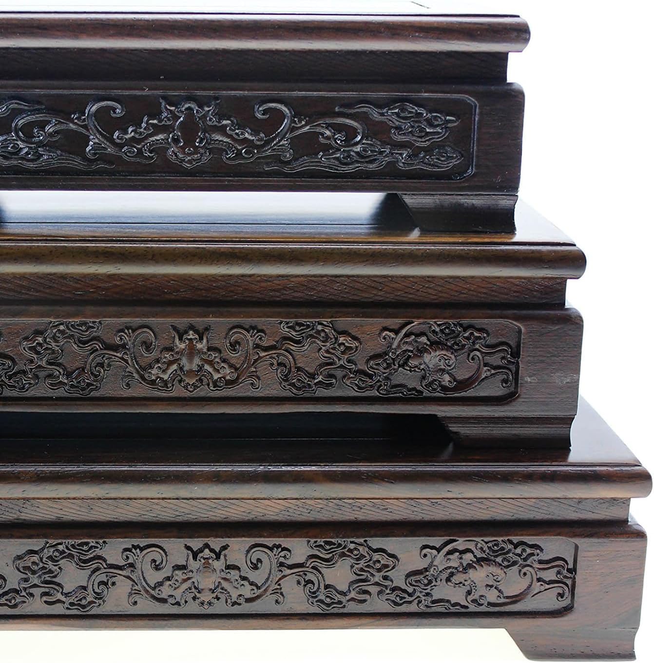 Chinese Rosewood Display Pedestal Stand