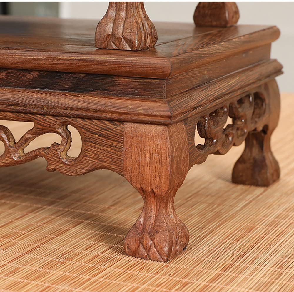 GOLDYWENDY Wooden Pedestal Stand for Vases and Statues