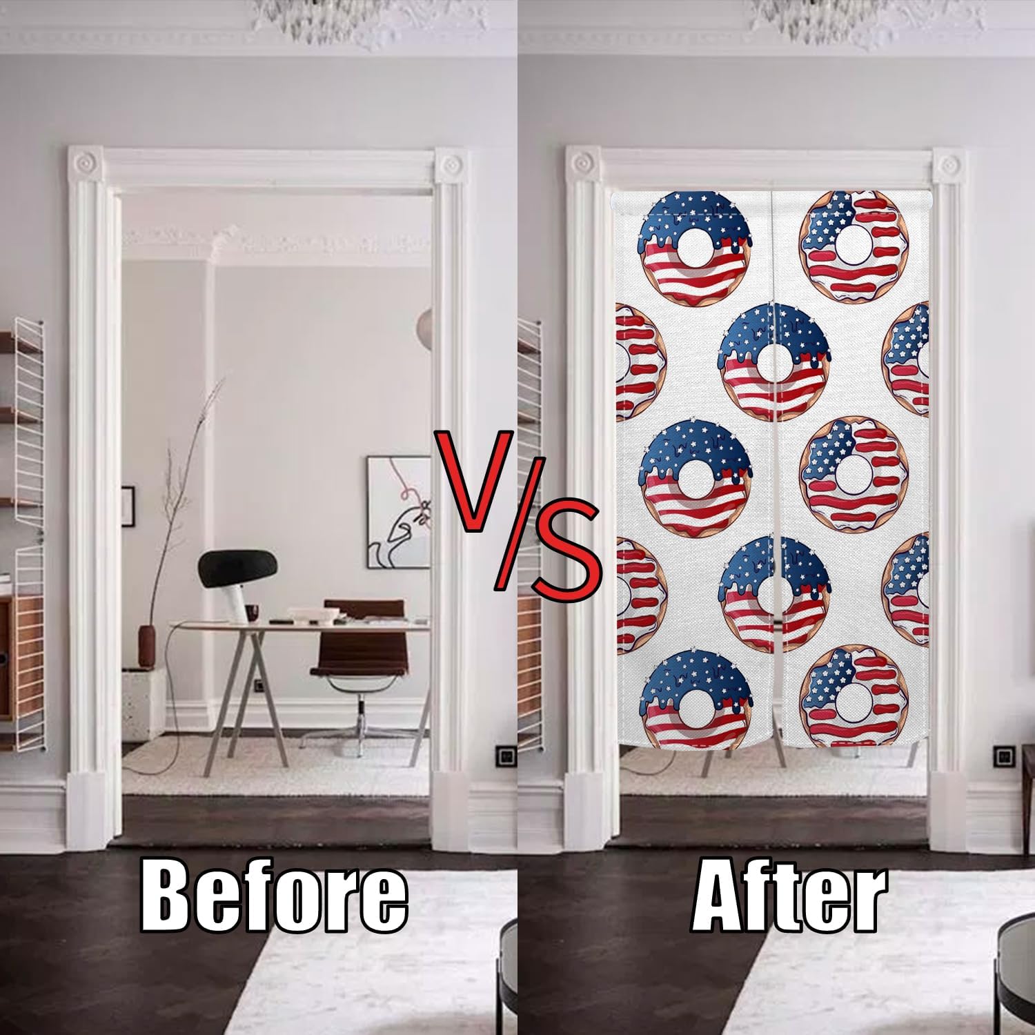 Leowefowa Japanese Style Noren Door Curtain 335x559