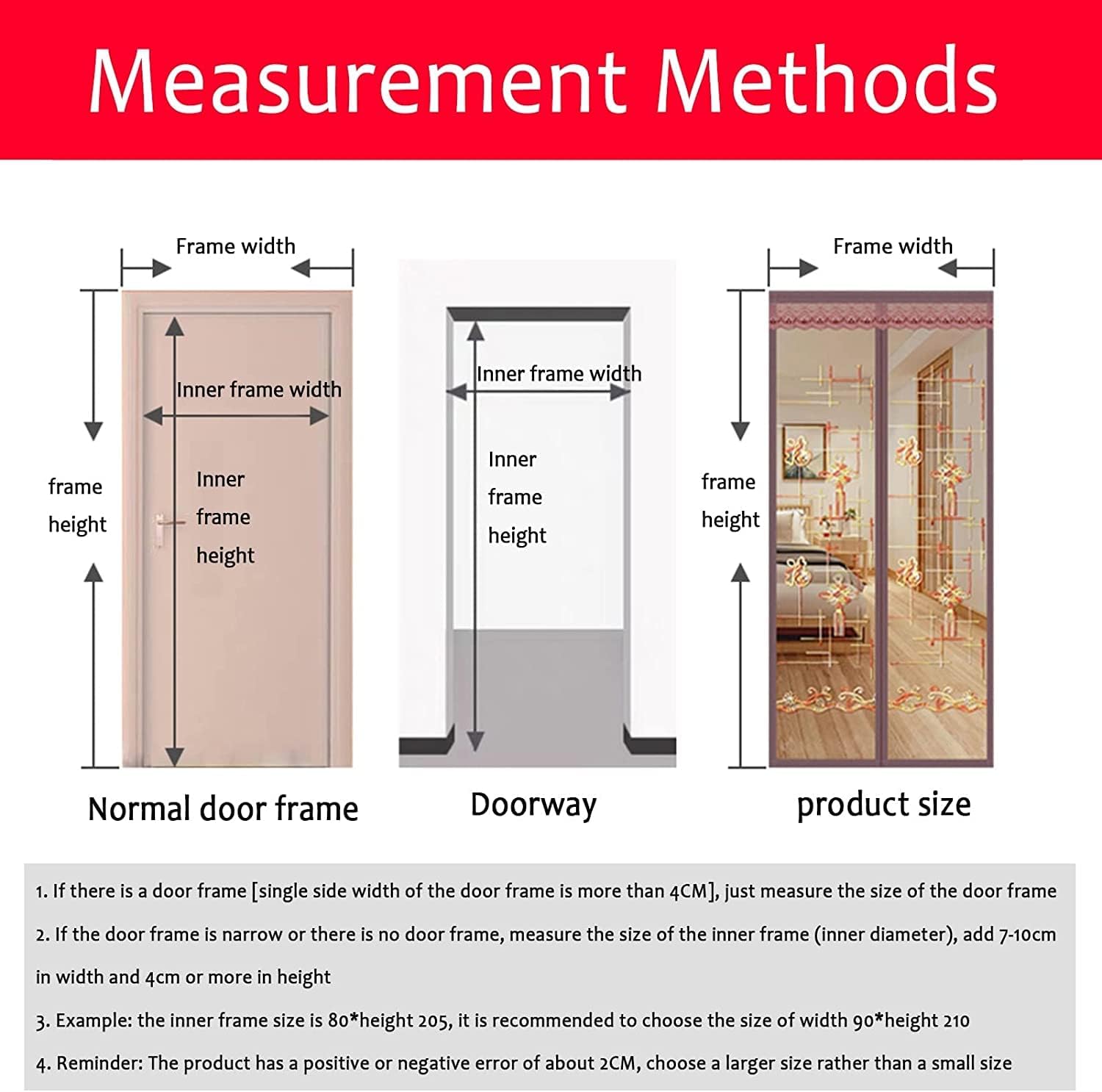 Warm Magnetic Door Curtain 130x230cm