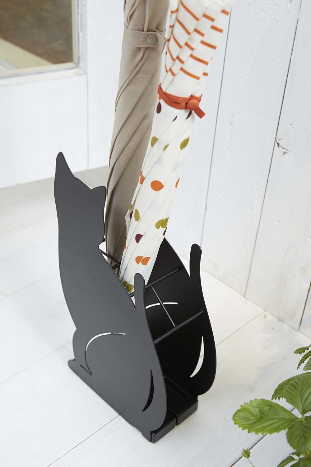 Yamazaki Home Cat Umbrella Stand Black