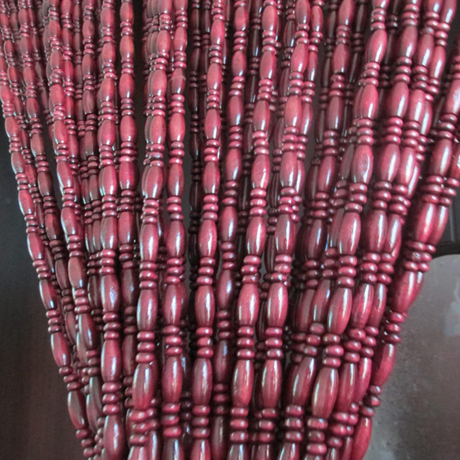 Wood Beaded Curtains for Doorway and Home Decor