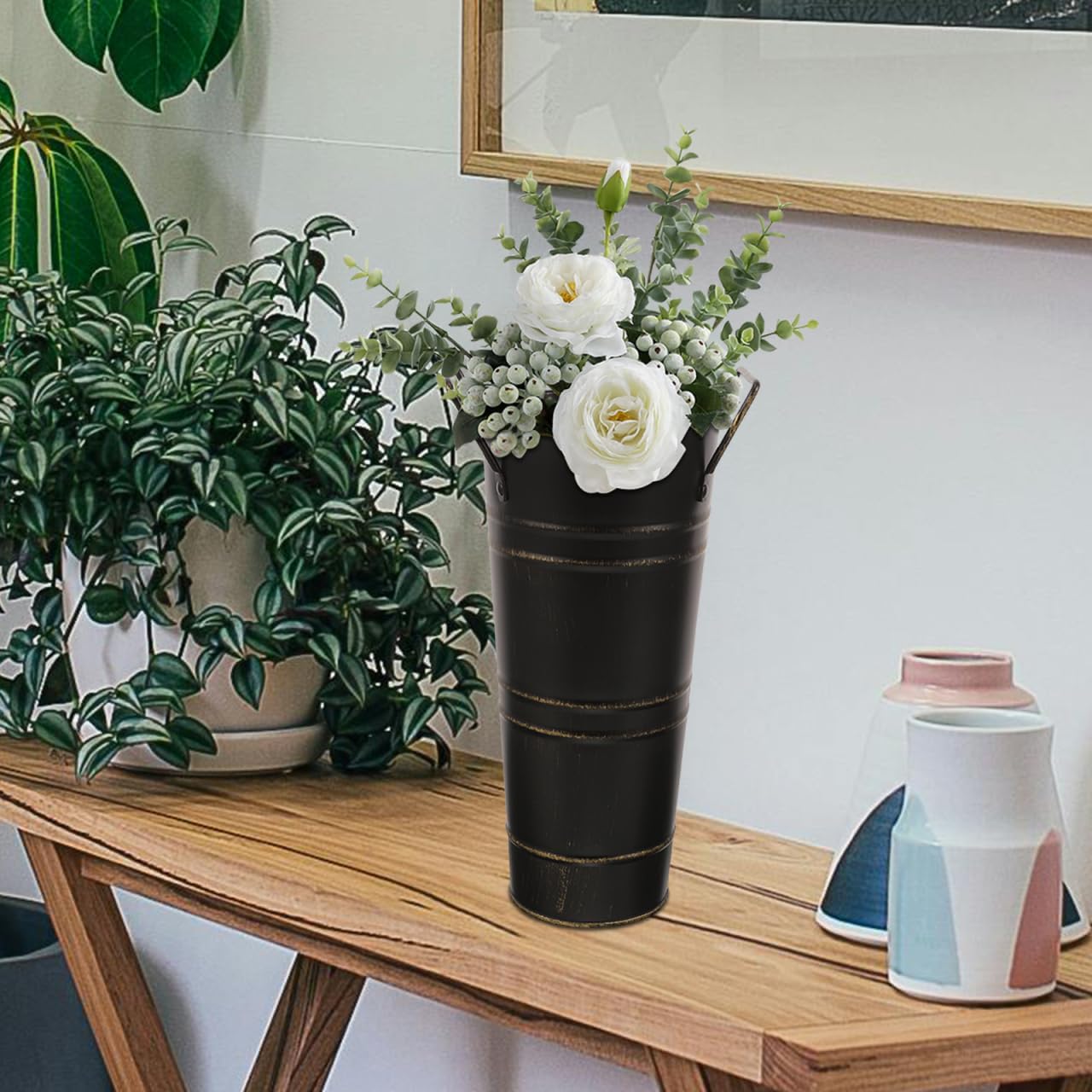 Sturdy Metal Umbrella Stand for Entryway and Home Office