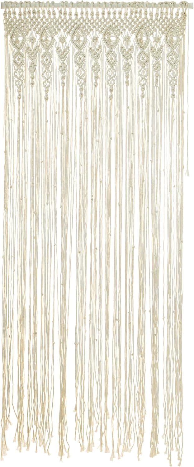 Macrame Bohemian Curtain 40x80 Inch for Windows Door