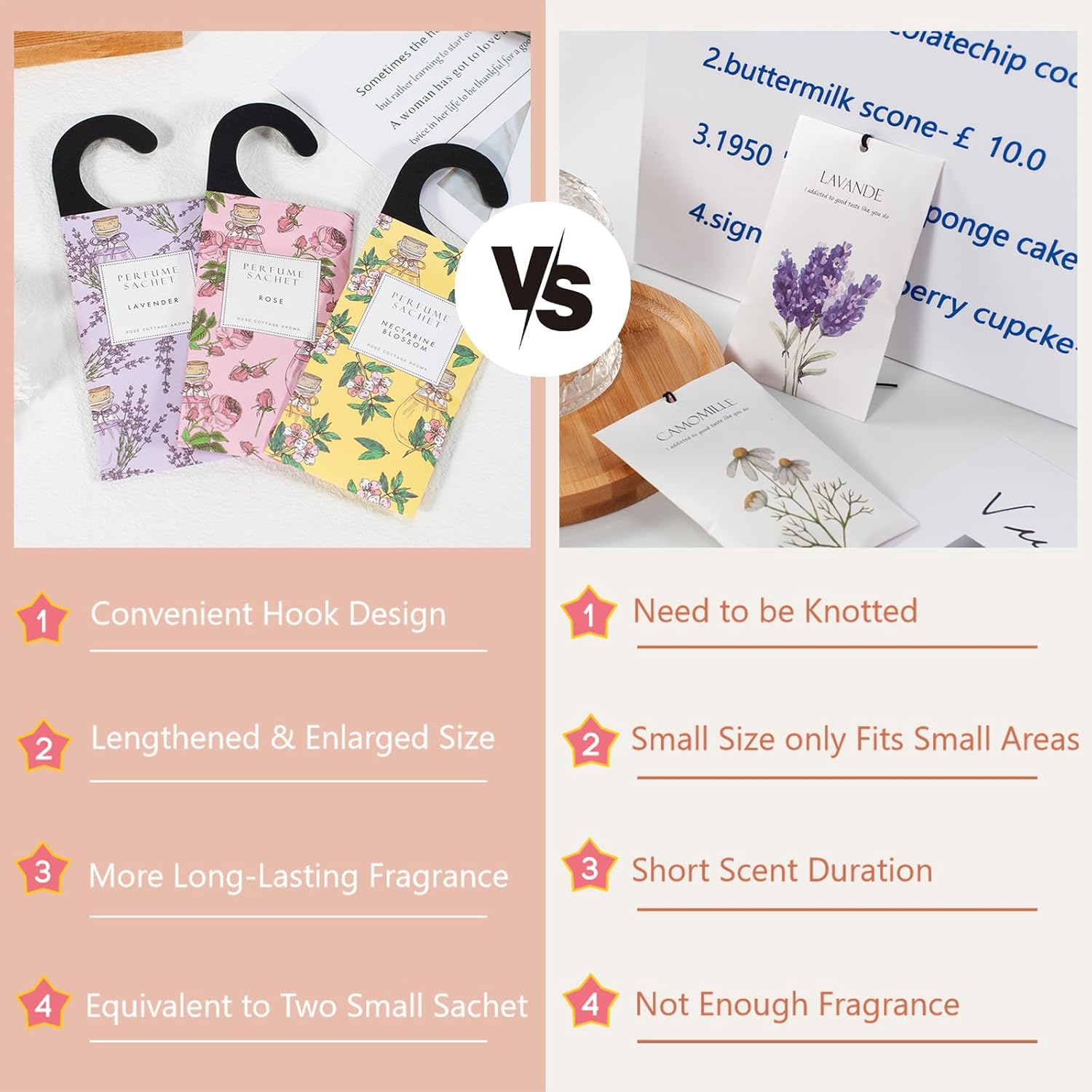 Large 12-Pack Closet Deodorizer with 4 Scents Floral