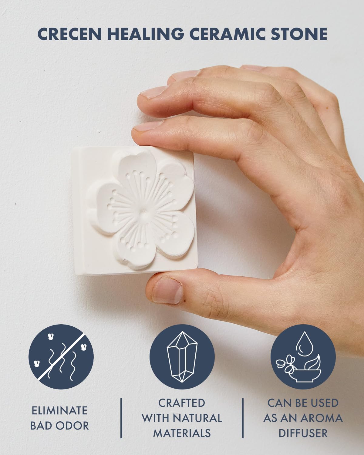 Healing Ceramic Stone Diffuser Korean Flower Series