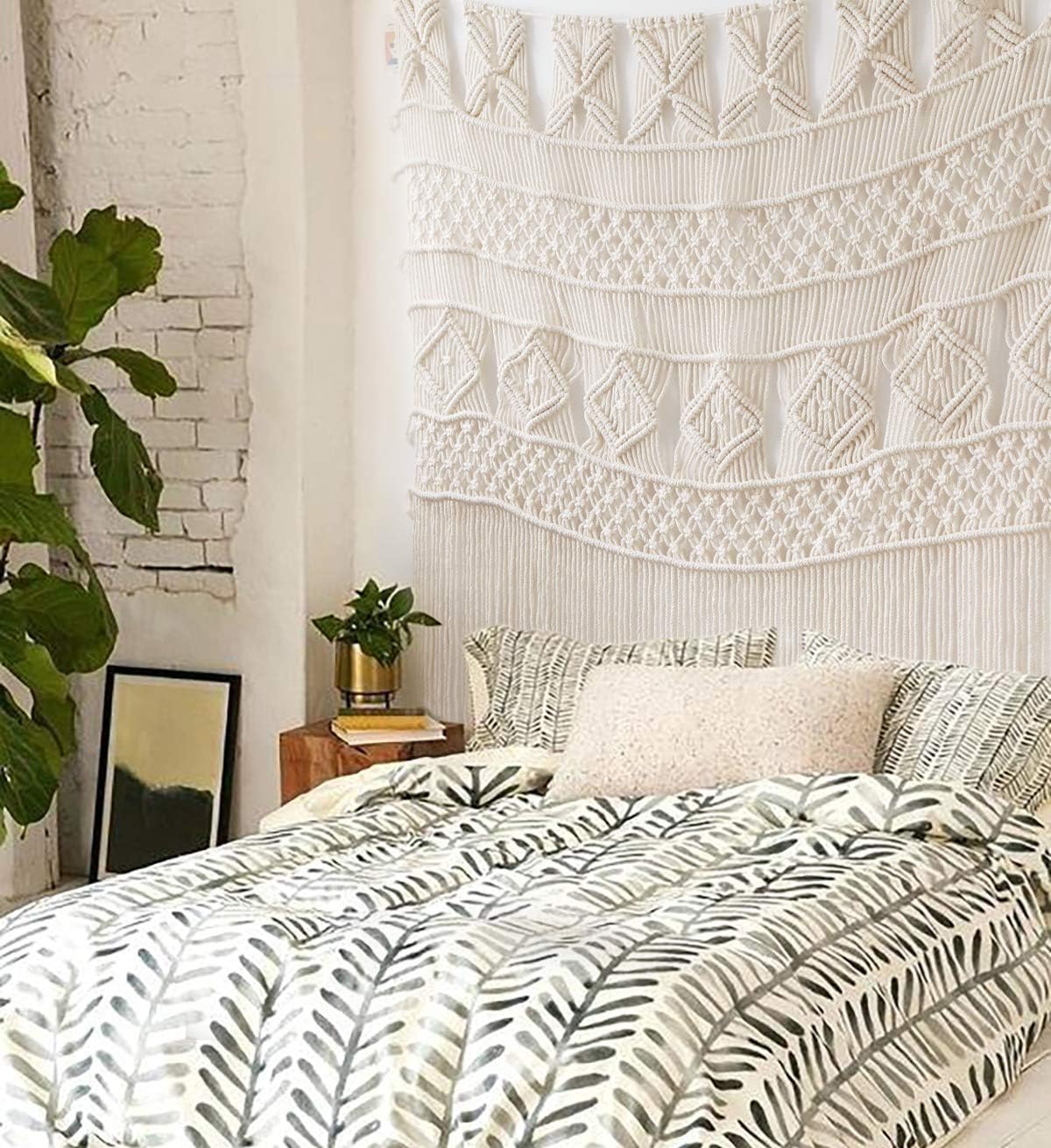 Flber Macrame Wall Hanging Curtains Boho Decor