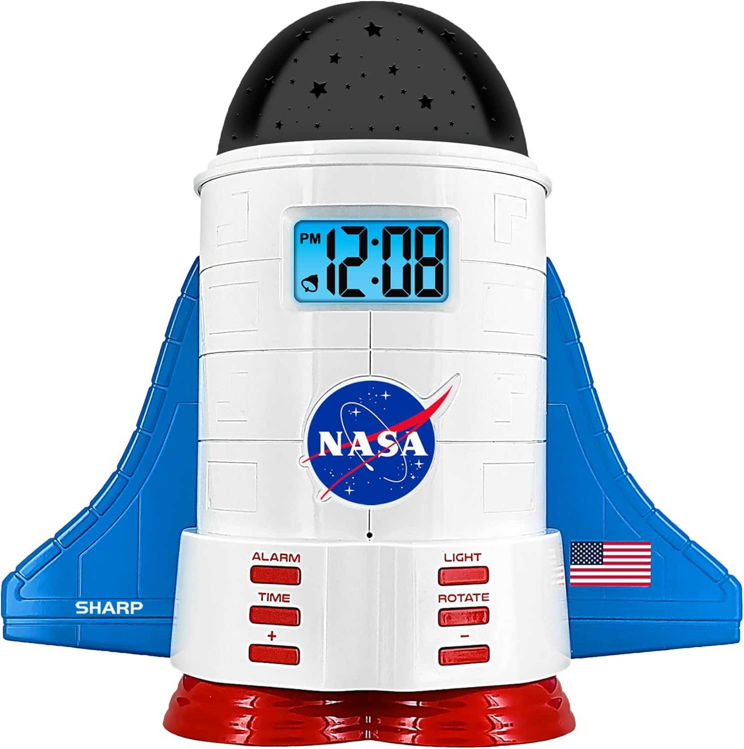 Sharp NASA Space Shuttle Alarm Clock with Night Light
