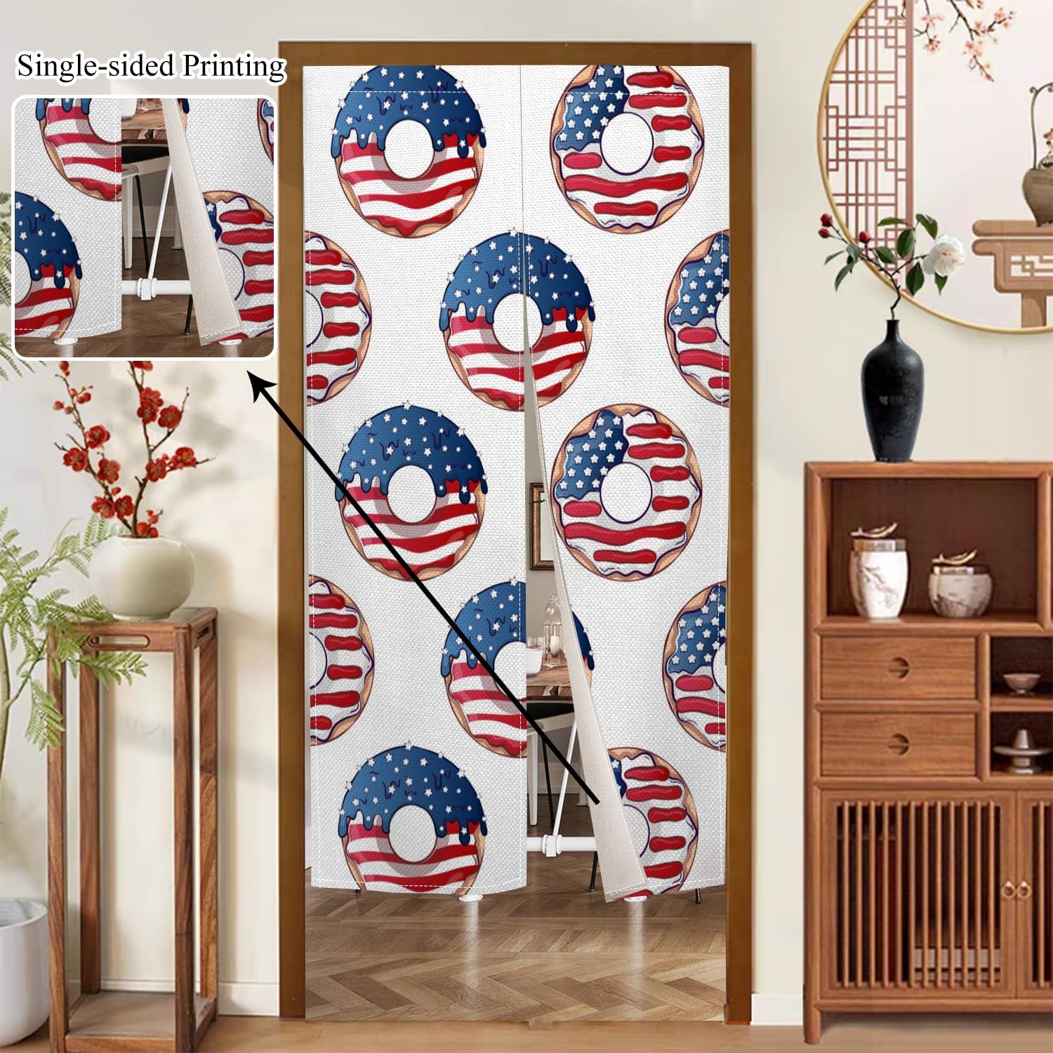 Leowefowa Japanese Style Noren Door Curtain 335x559