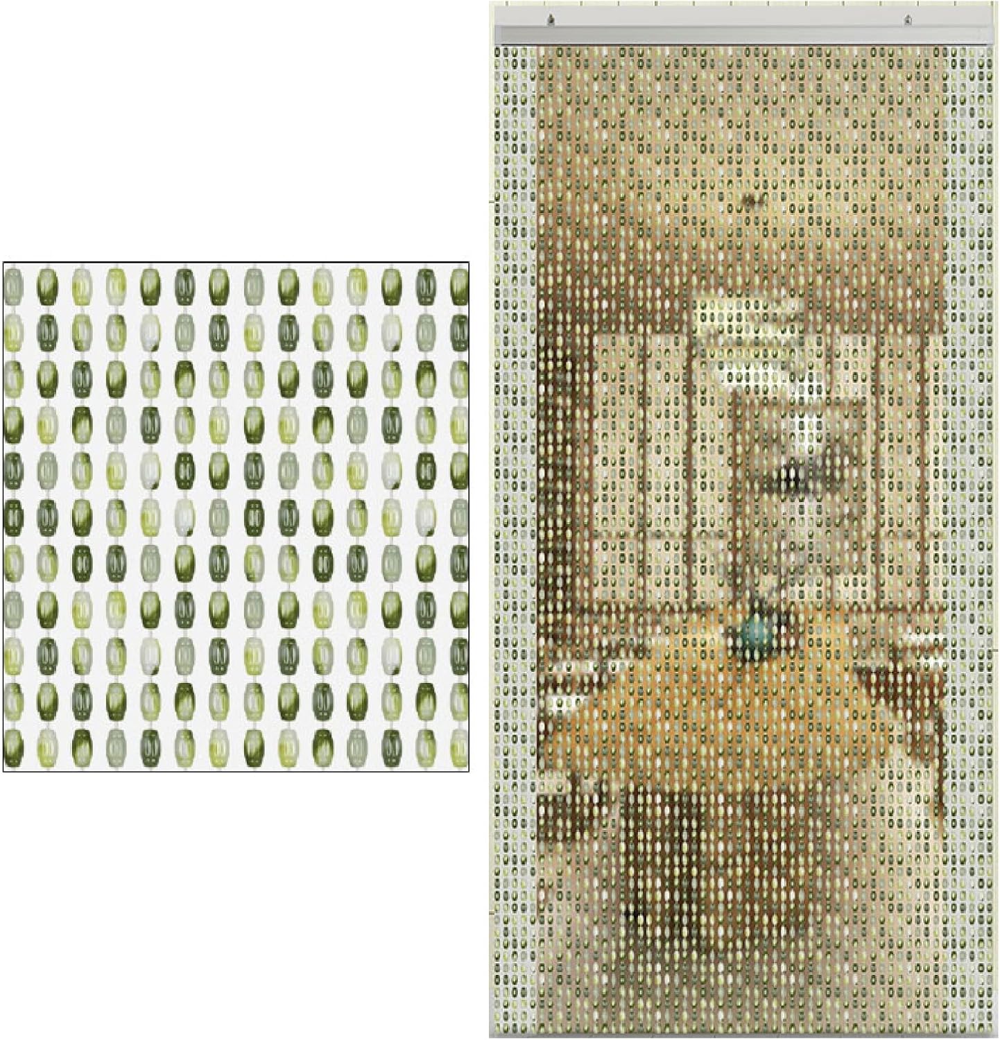 ZHANGQINGXIU Beaded Doorway Curtains for Home Decor 1
