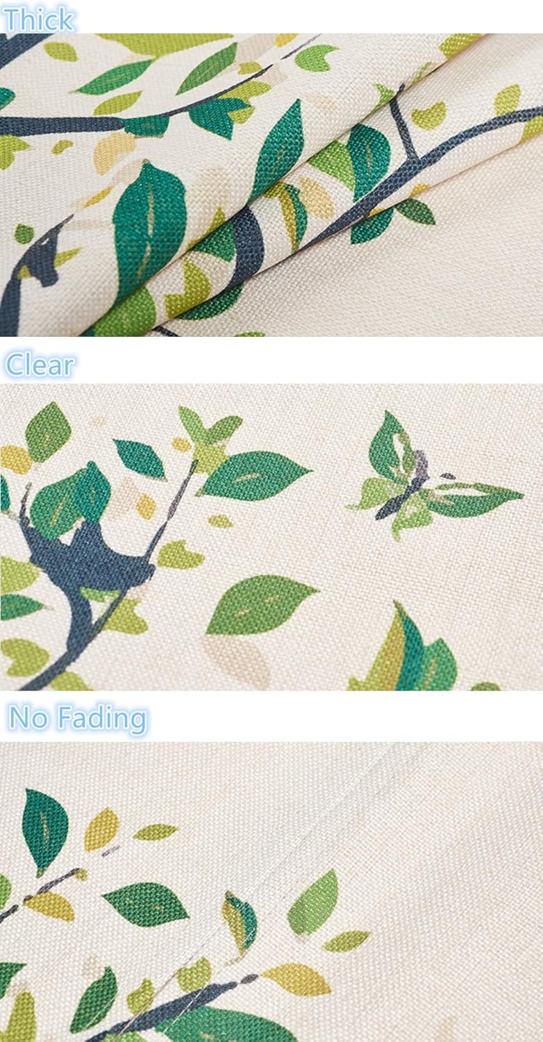 Cotton Linen Japanese Noren Door Curtain with Block Print