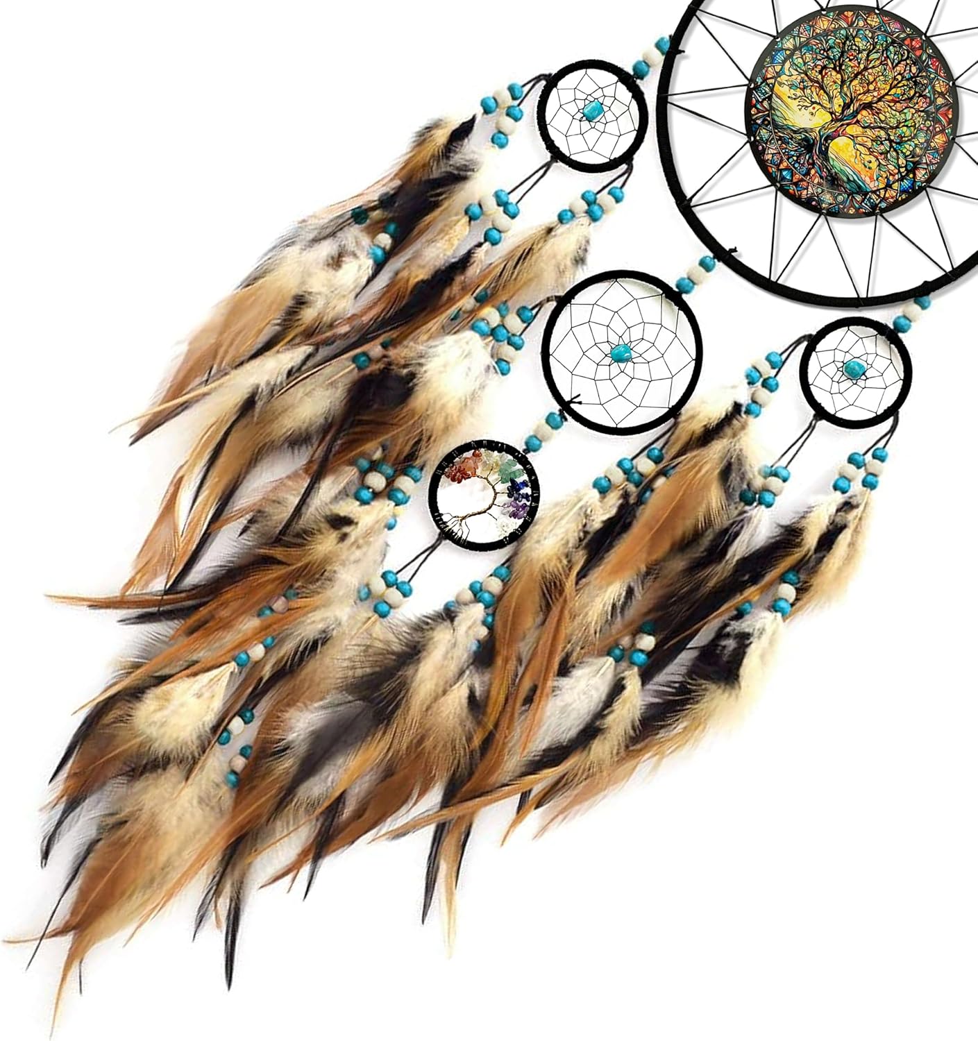 Handwoven Dream Catcher Wall Decor for Bedroom