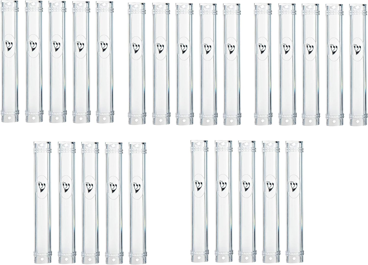 Wholesale 25 pcs Mezuzah Case Holder Silver
