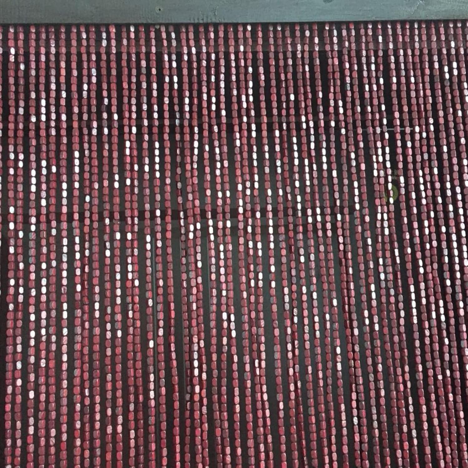Bamboo Beaded Curtain for Doorway and Wall Decor