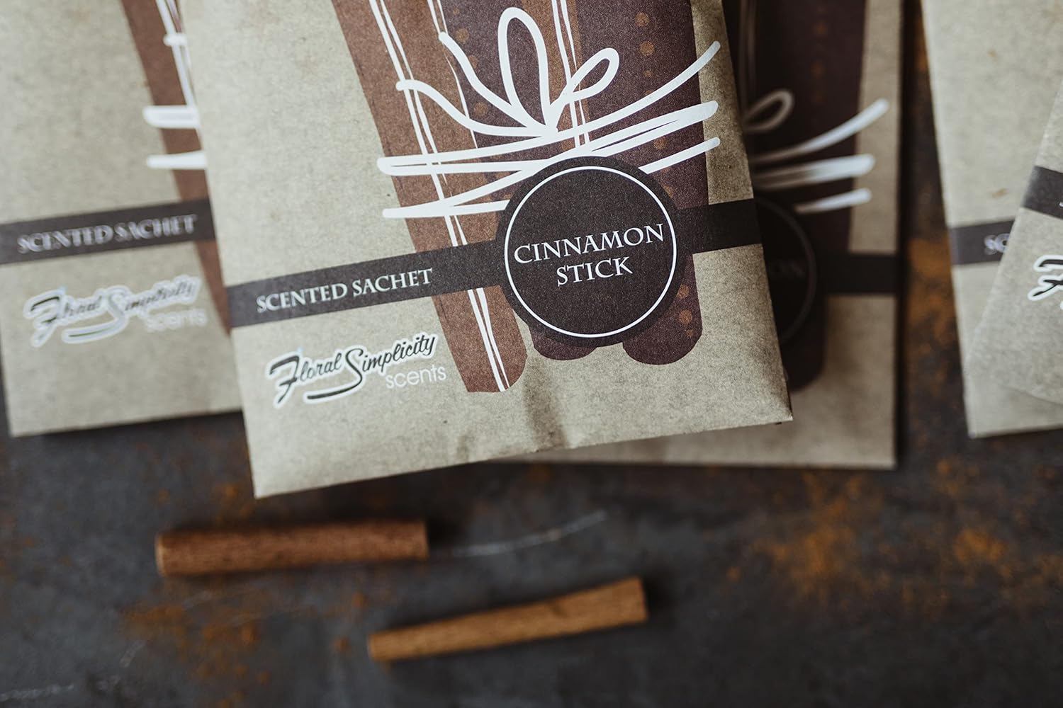 Simplicity Scents Cinnamon Stick Scented Sachets Pack of 6