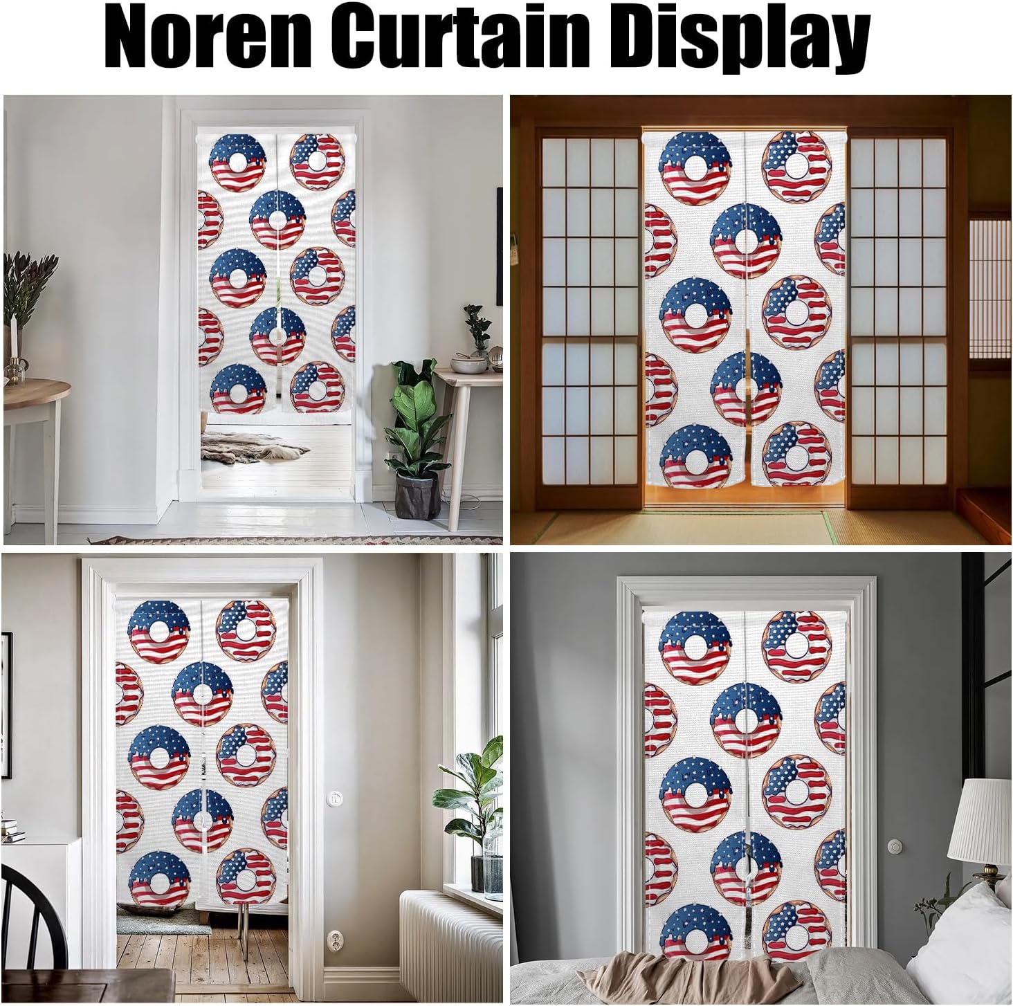 Leowefowa Japanese Style Noren Door Curtain 335x559