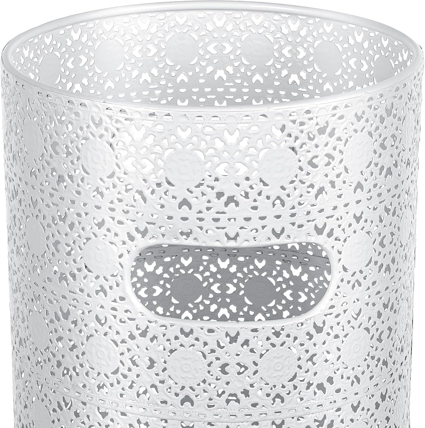 Concepts 21 Inch Heavy Duty Metal Umbrella Stand - White Lace
