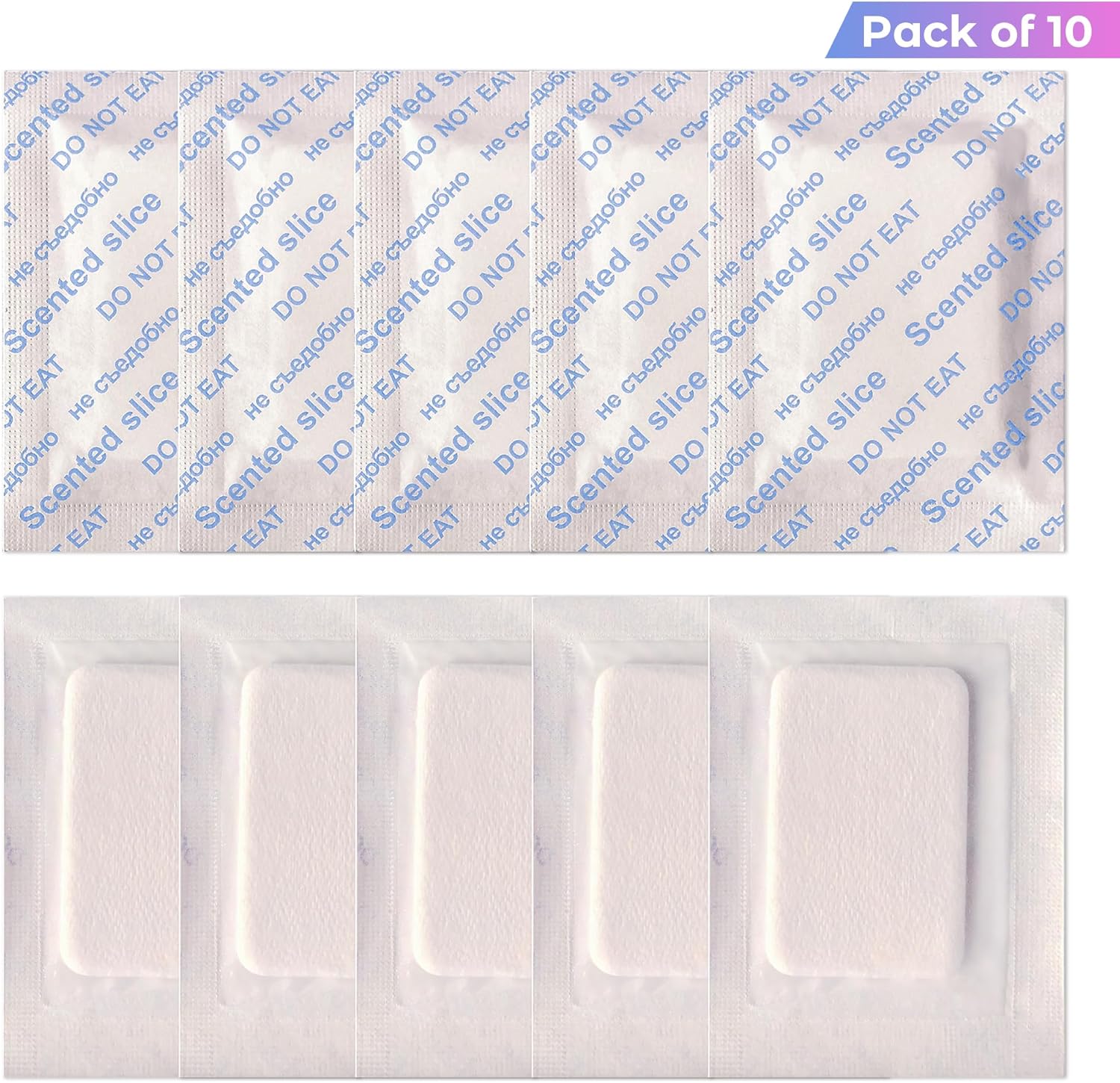 Jasmine Scented Sachets Pack of 10 for Freshness