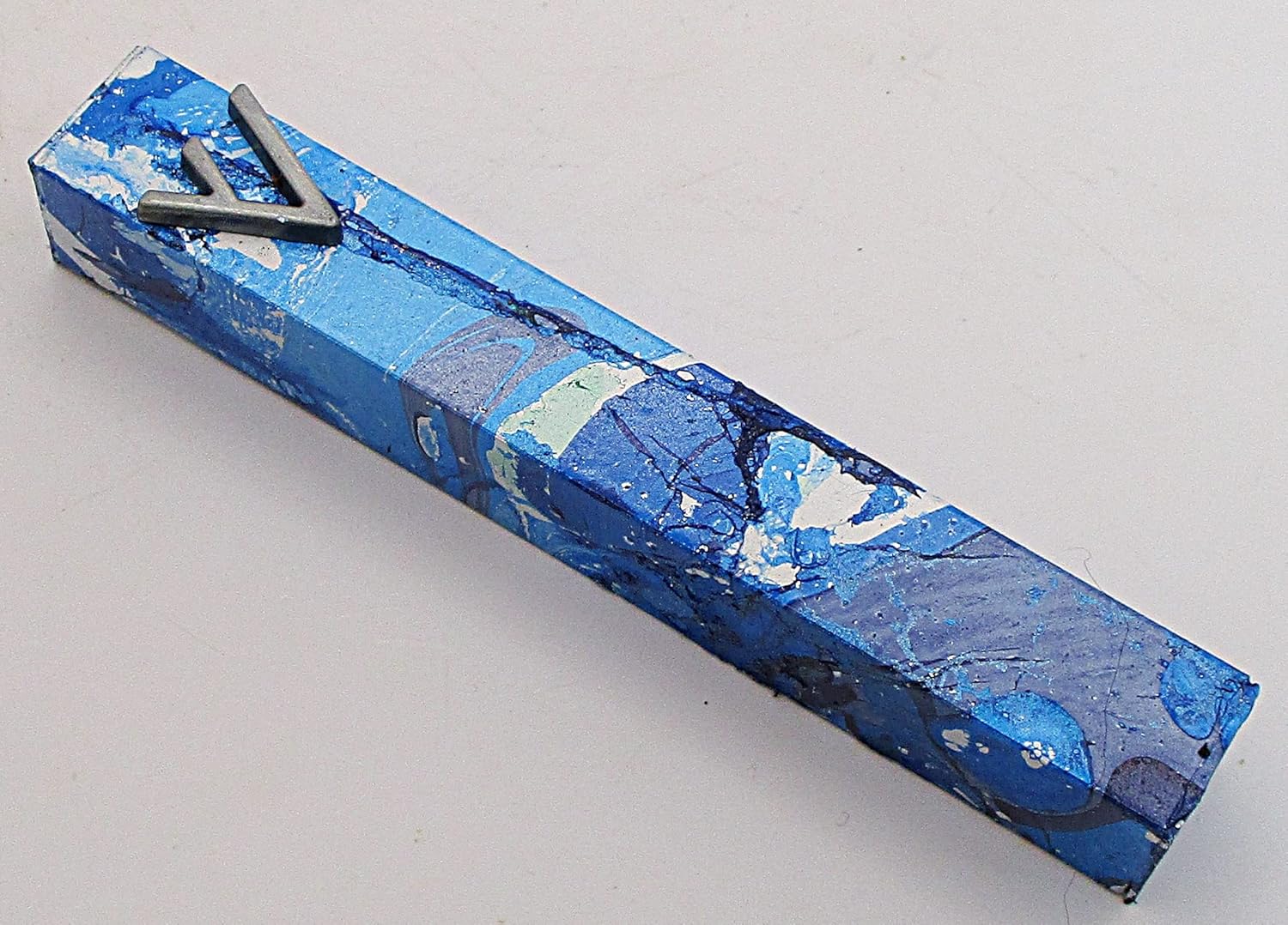 Marbled Mezuzah Case A009