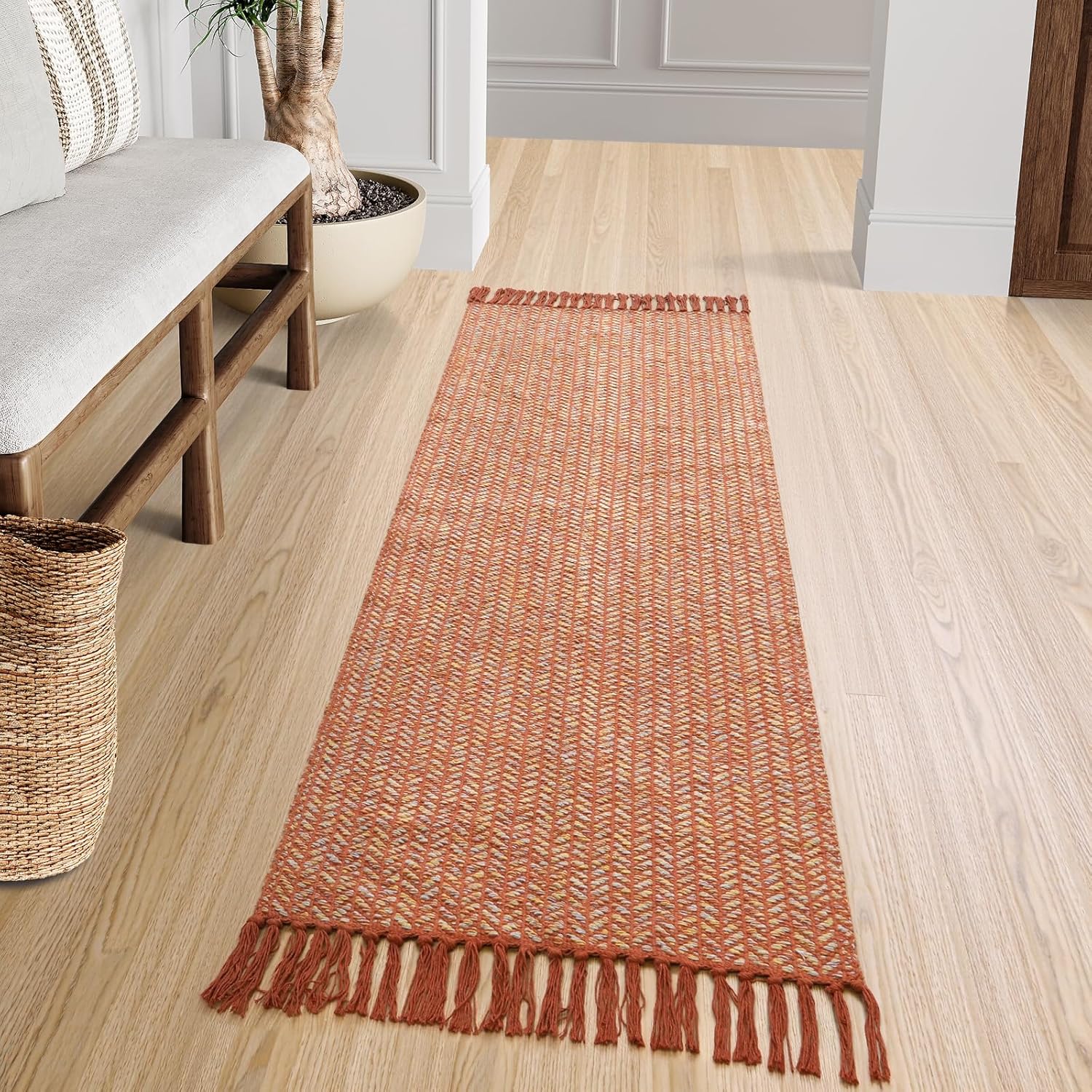 Lahome Boho Bathroom Runner Rug