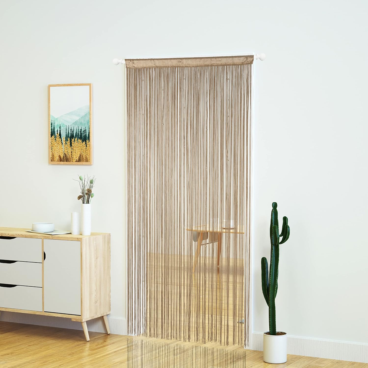 YaoYue Beaded Curtain Door Divider for Privacy Decor
