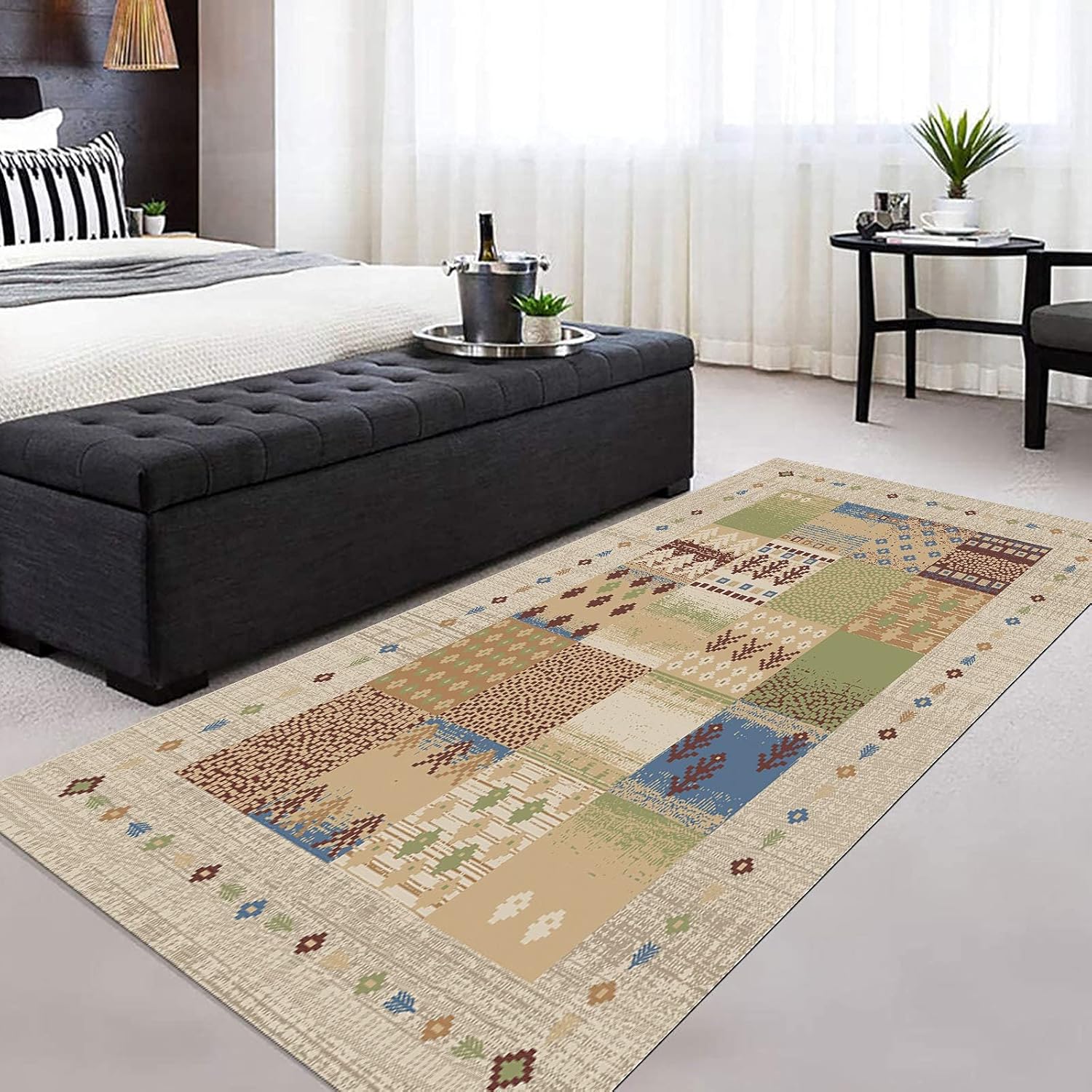 Boho Style Custom Rug Runner for Home Use