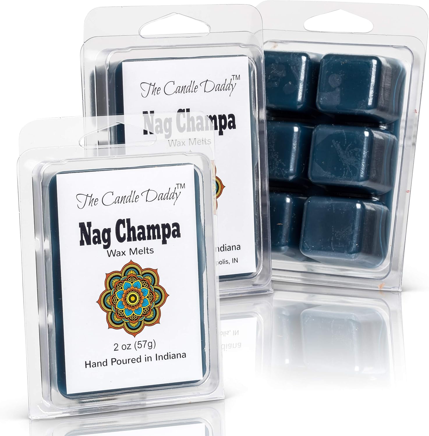 The Candle Daddy Nag Champa Scented Melt - 2 Ounces - 6 Cubes