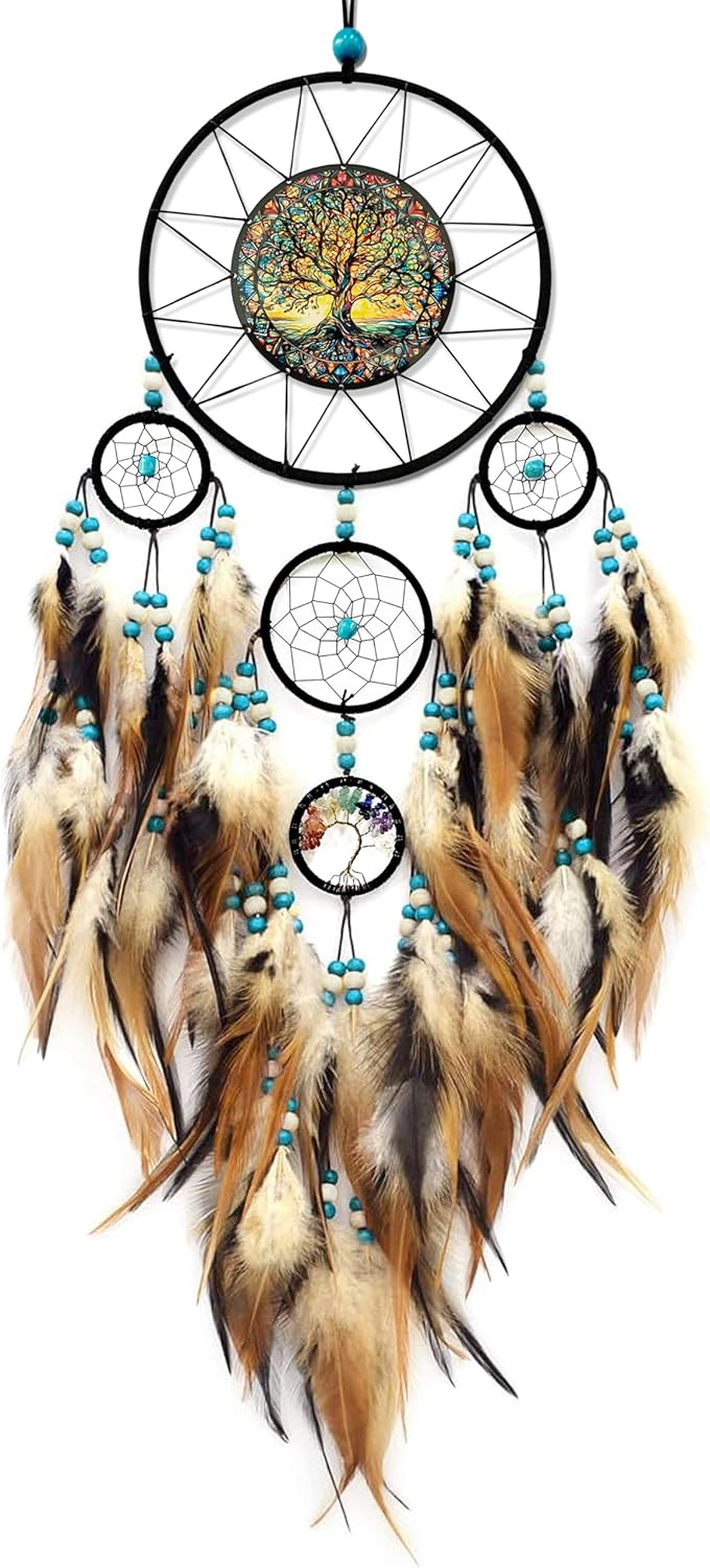 Handwoven Dream Catcher Wall Decor for Bedroom